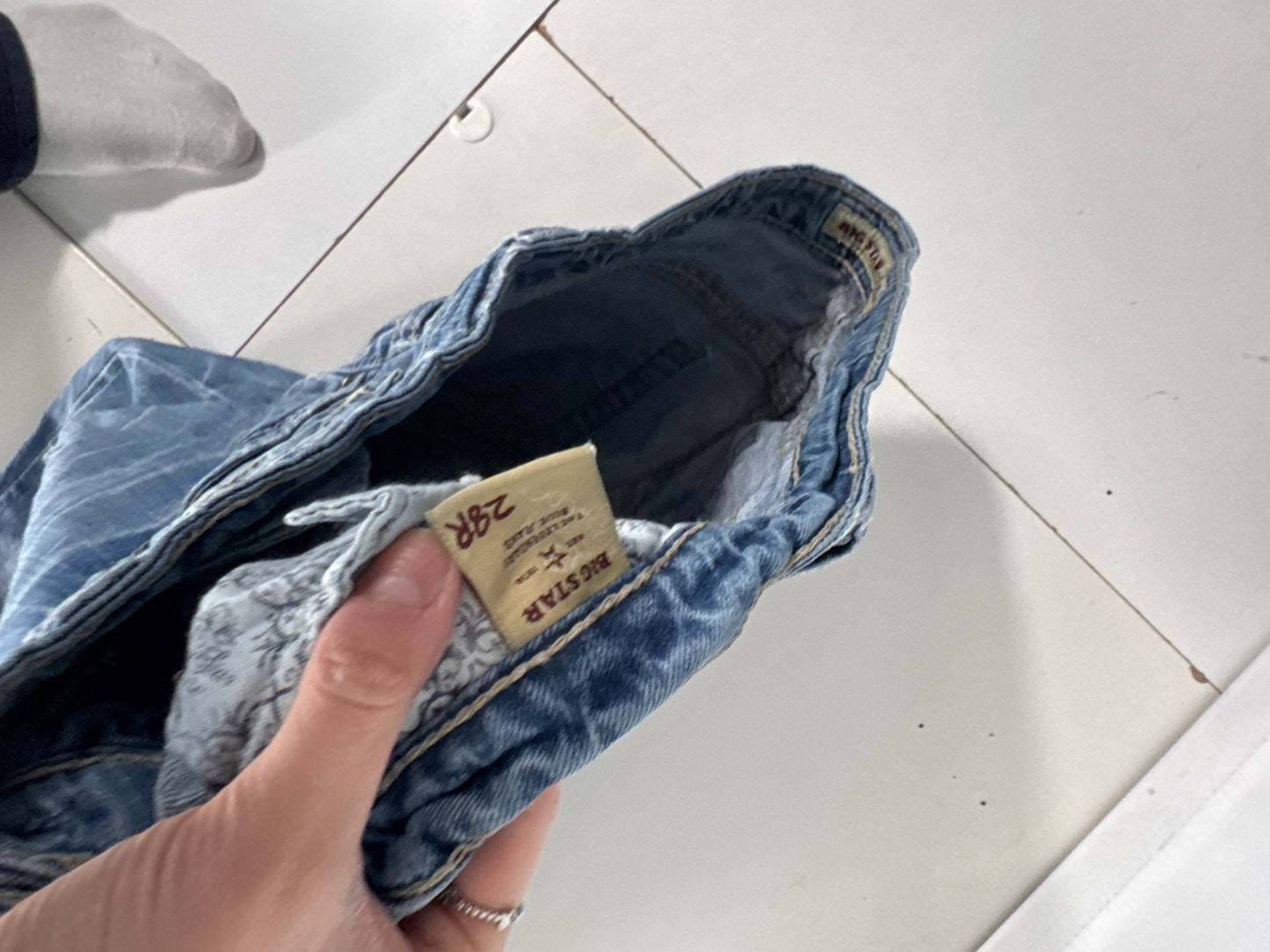 Lågmidjade jeans stl: S/M