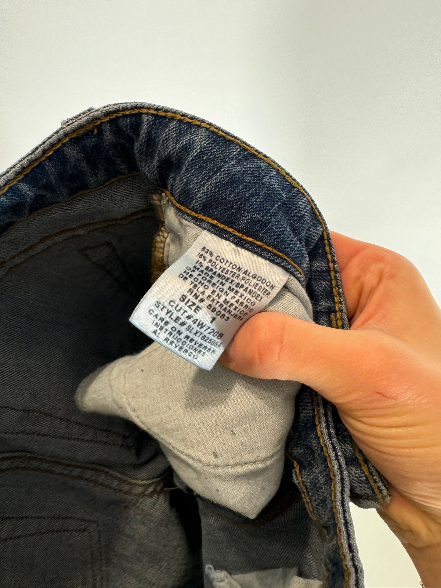 Lågmidjade jeans stl: XS