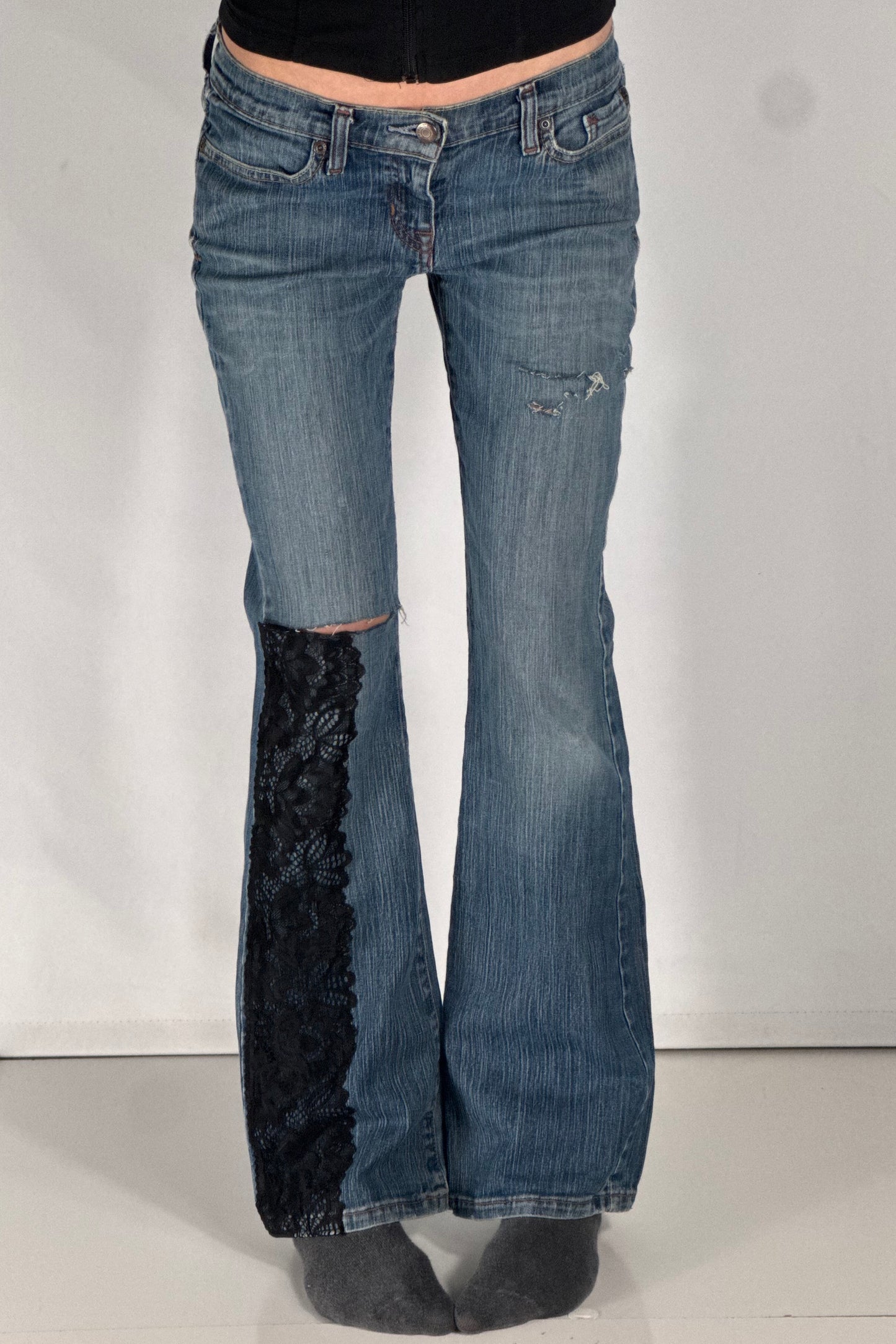Lågmidjade jeans stl: XS