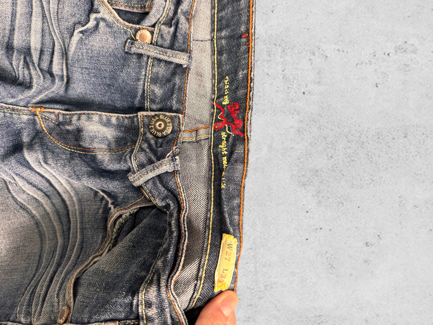 Lågmidjade jeans stl: S