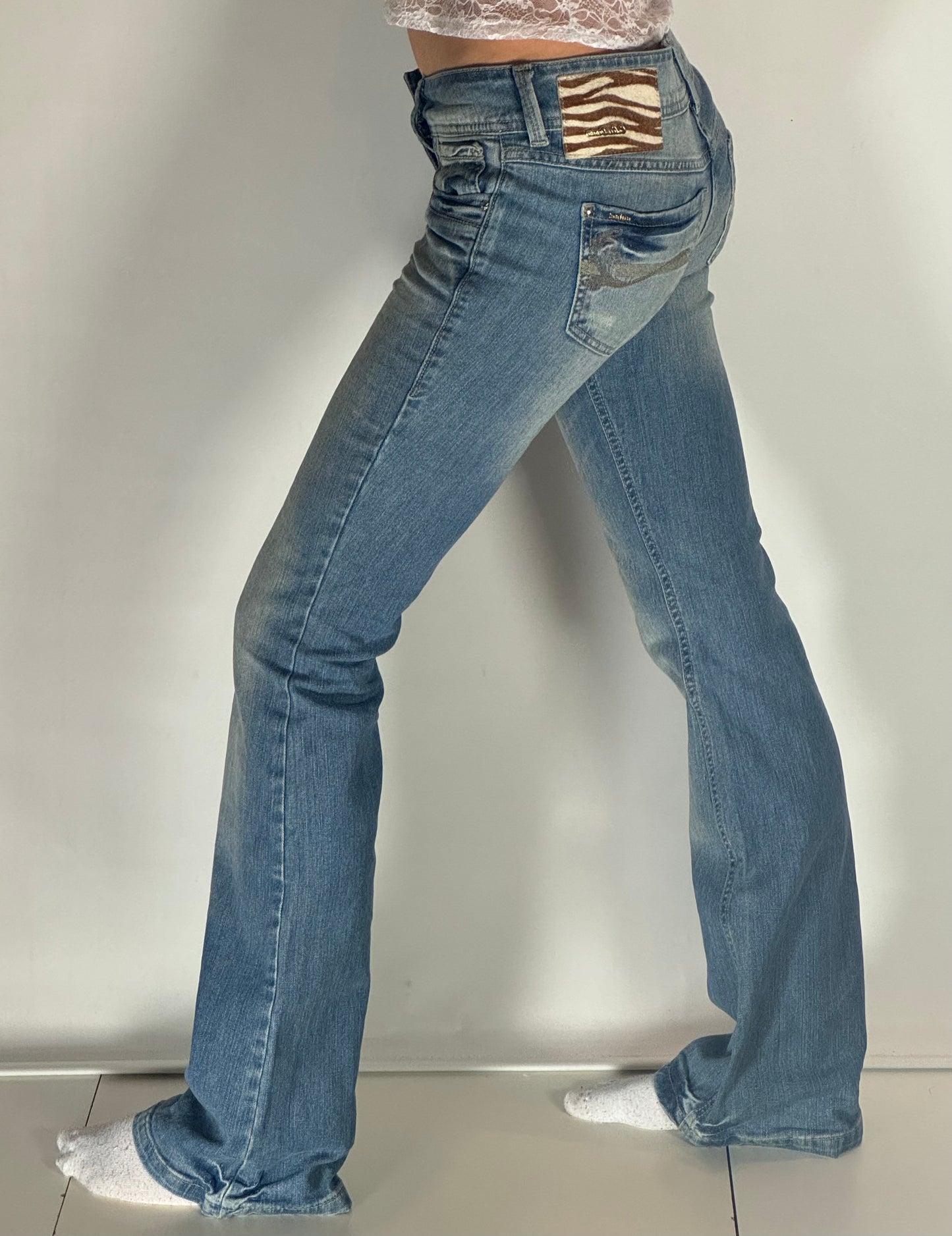 Lågmidjade jeans stl: S