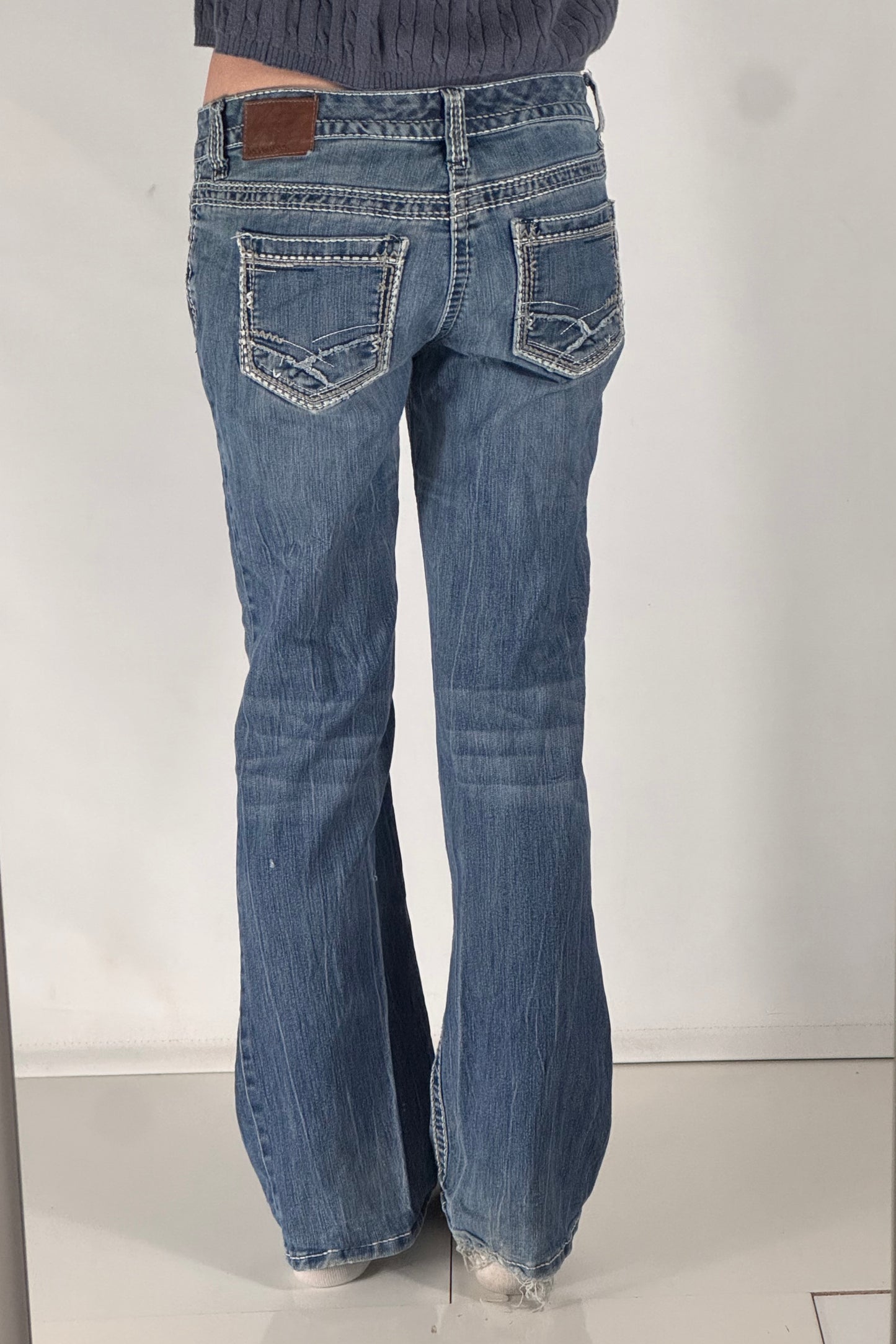 Lågmidjade jeans stl: S