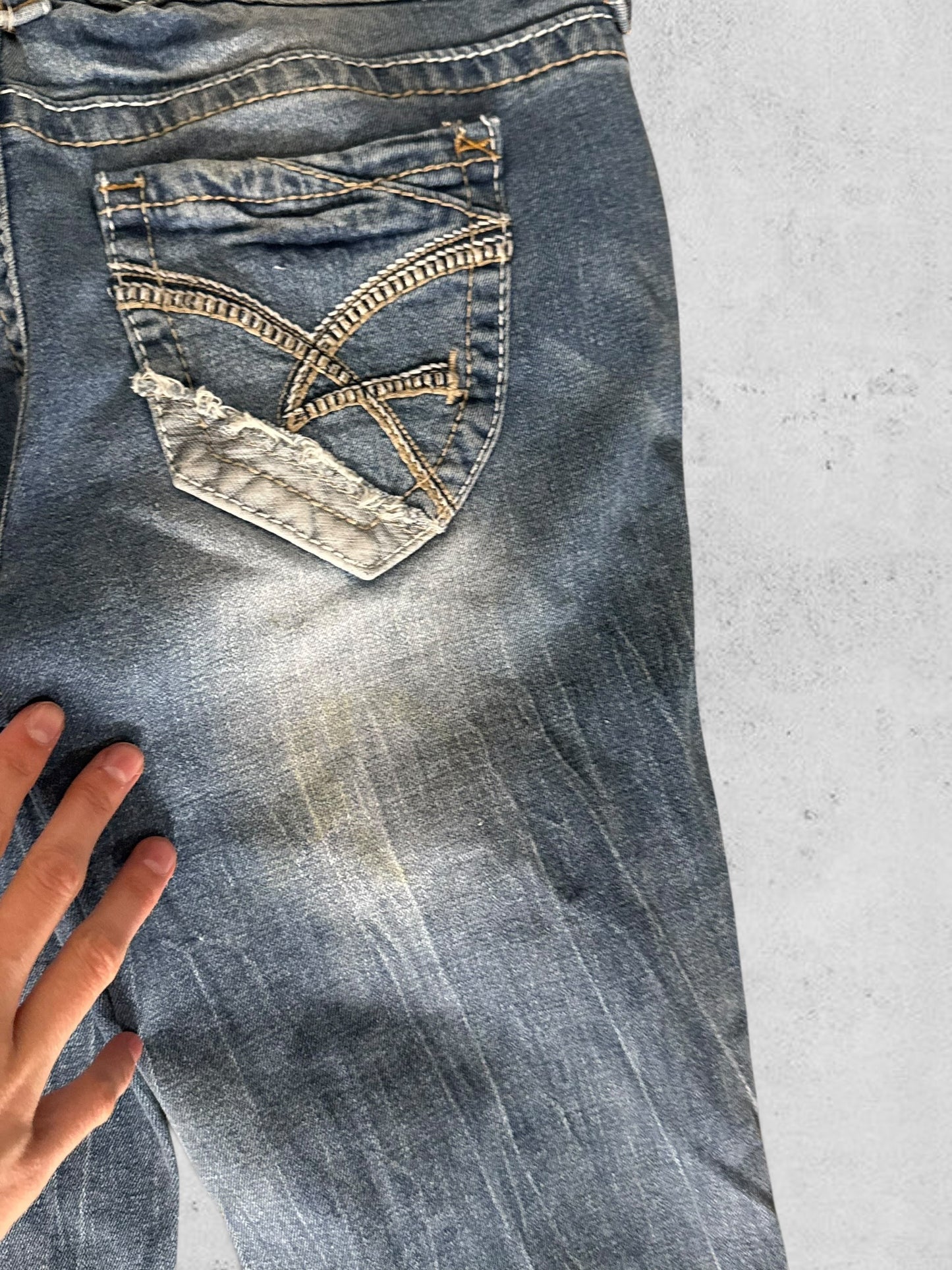Lågmidjade jeans stl: S/M