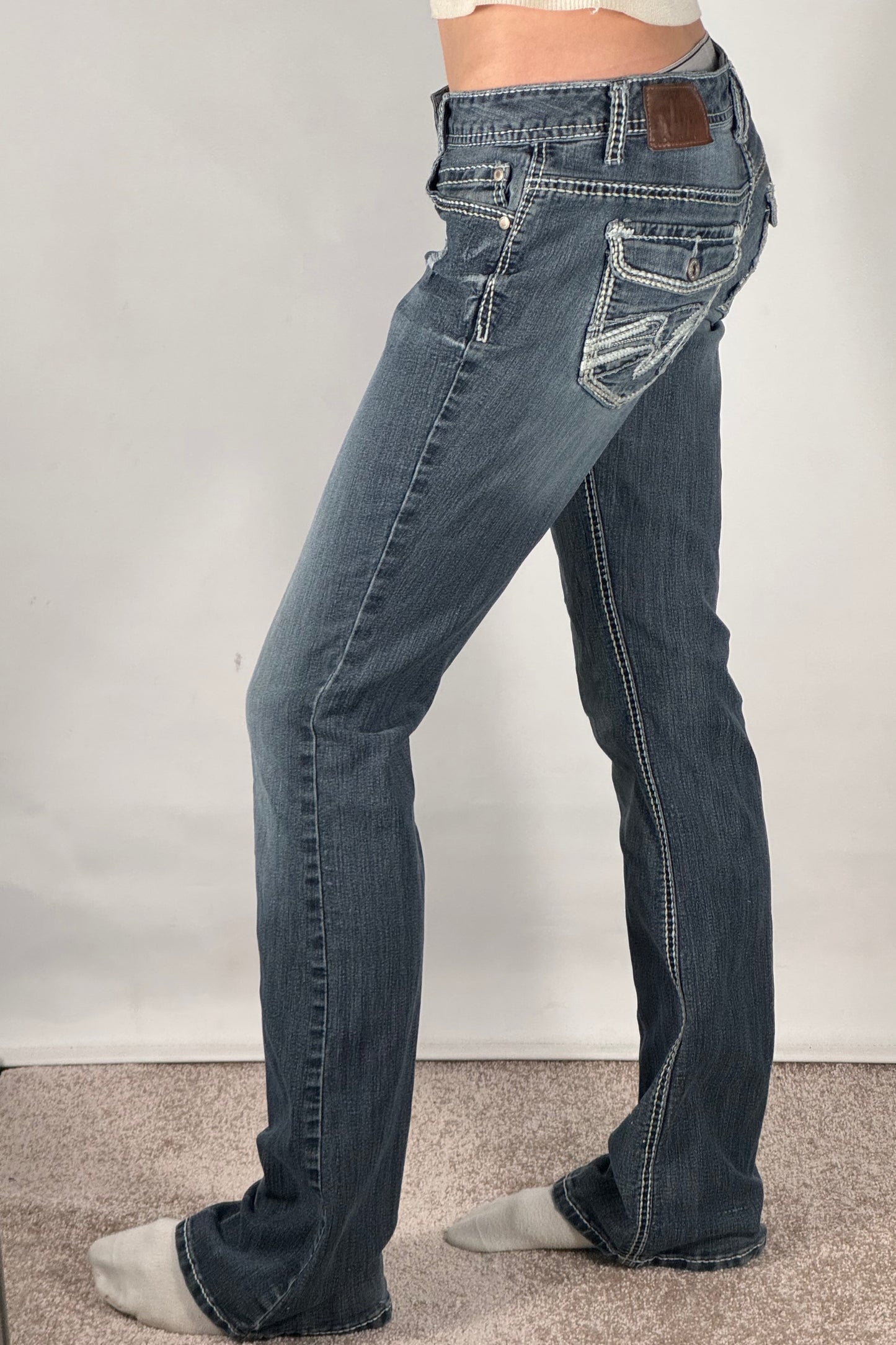 Lavtaljede jeans str: XS