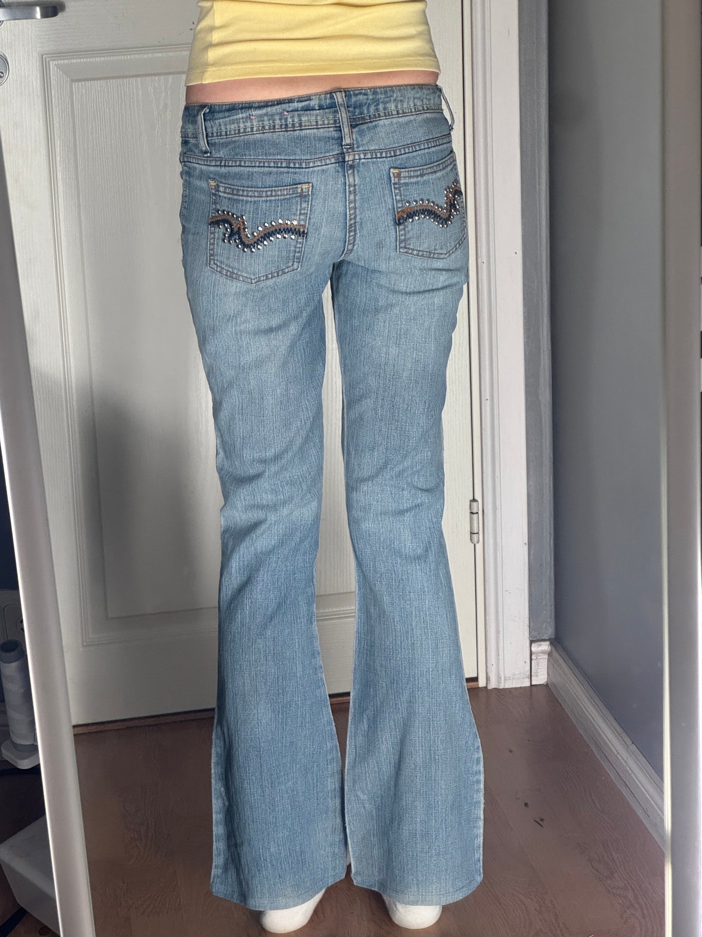 Lågmidjade jeans stl: XS