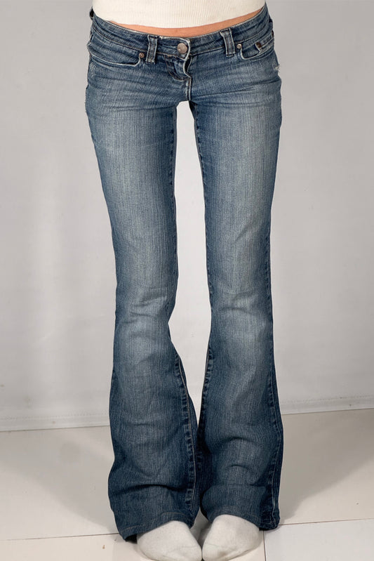 Lavt-sittende jeans str: XS