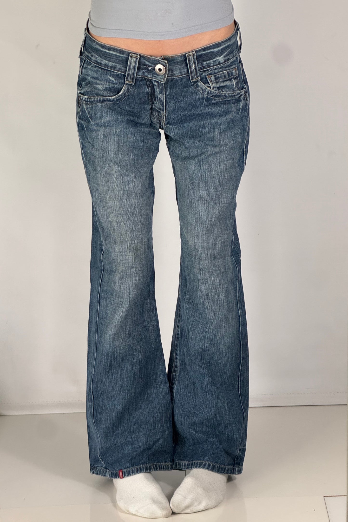 Lågmidjade jeans stl: S