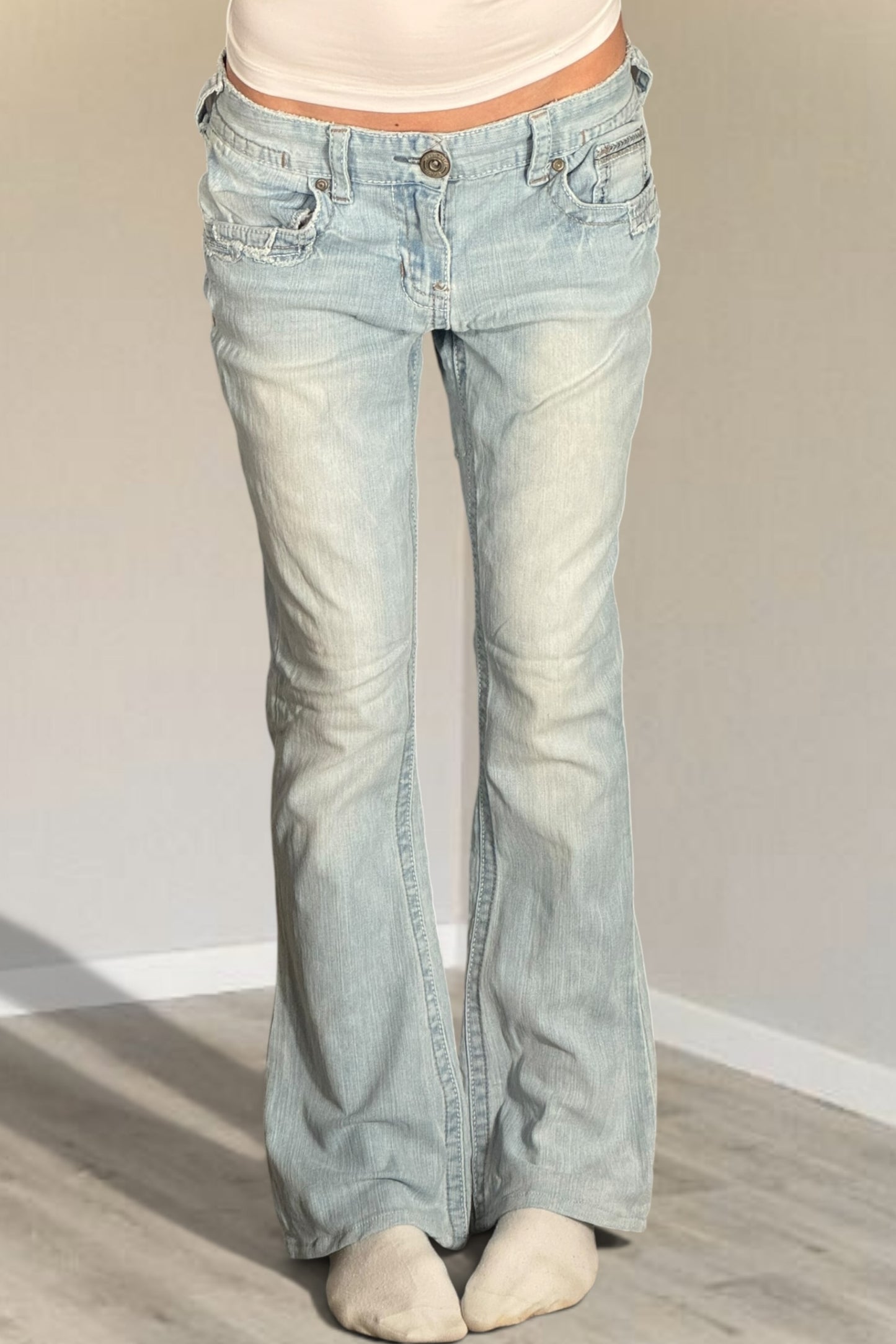 Lågmidjade jeans stl: S