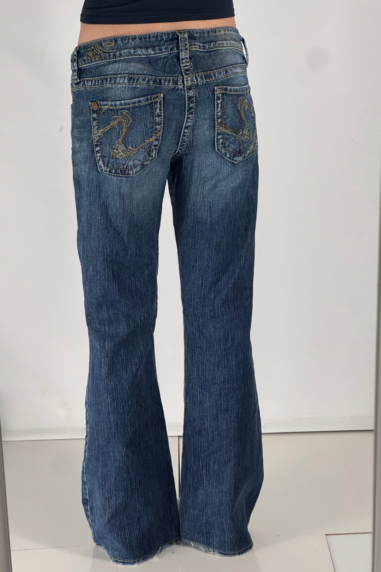 Lågmidjade jeans stl: S