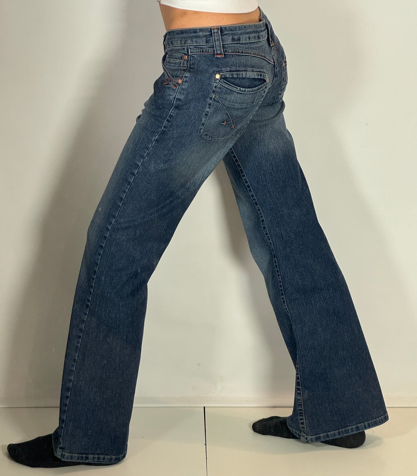 Lågmidjade jeans stl: S