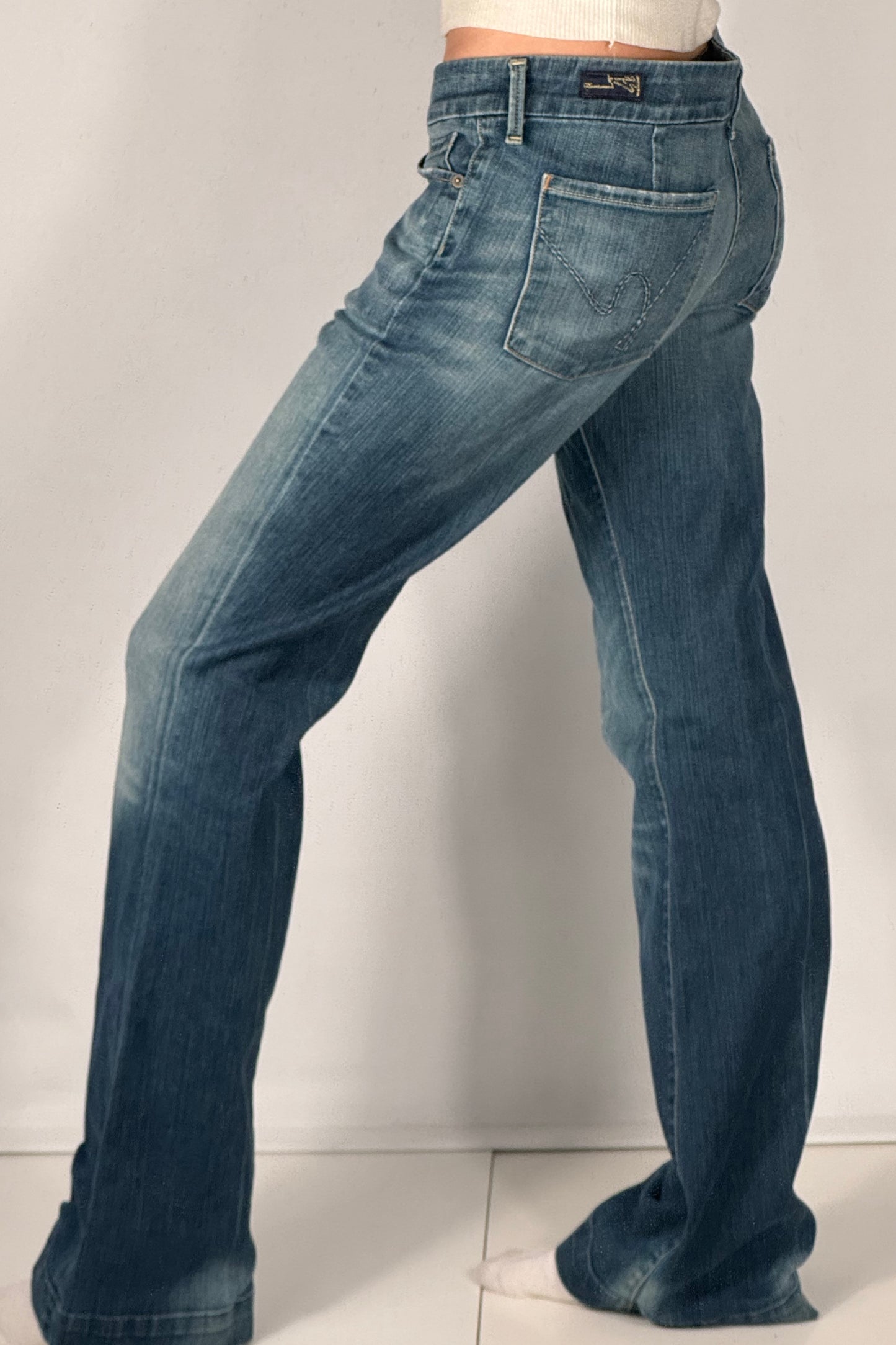 Lavtaljede jeans str: S/M