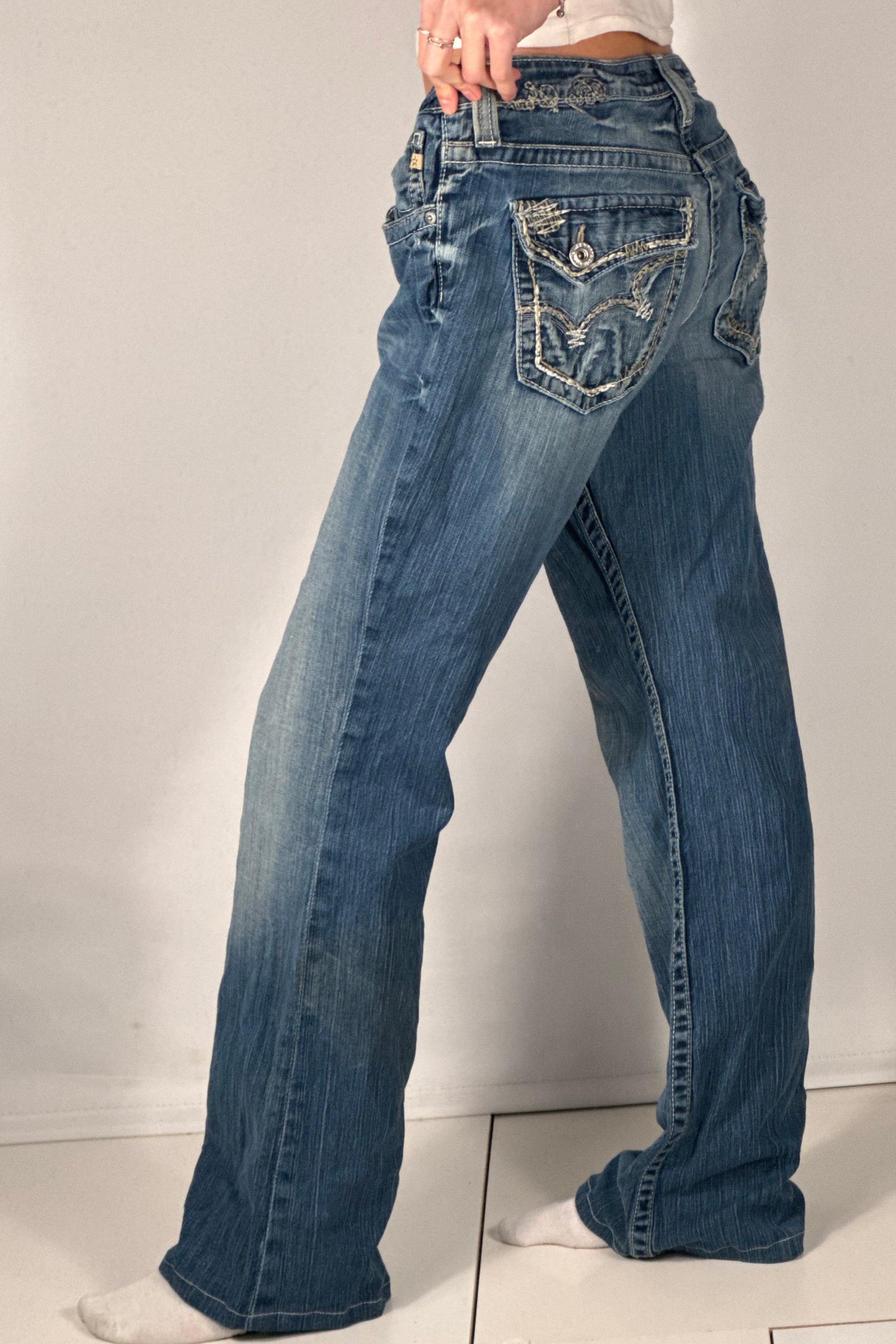 Lågmidjade jeans stl: L