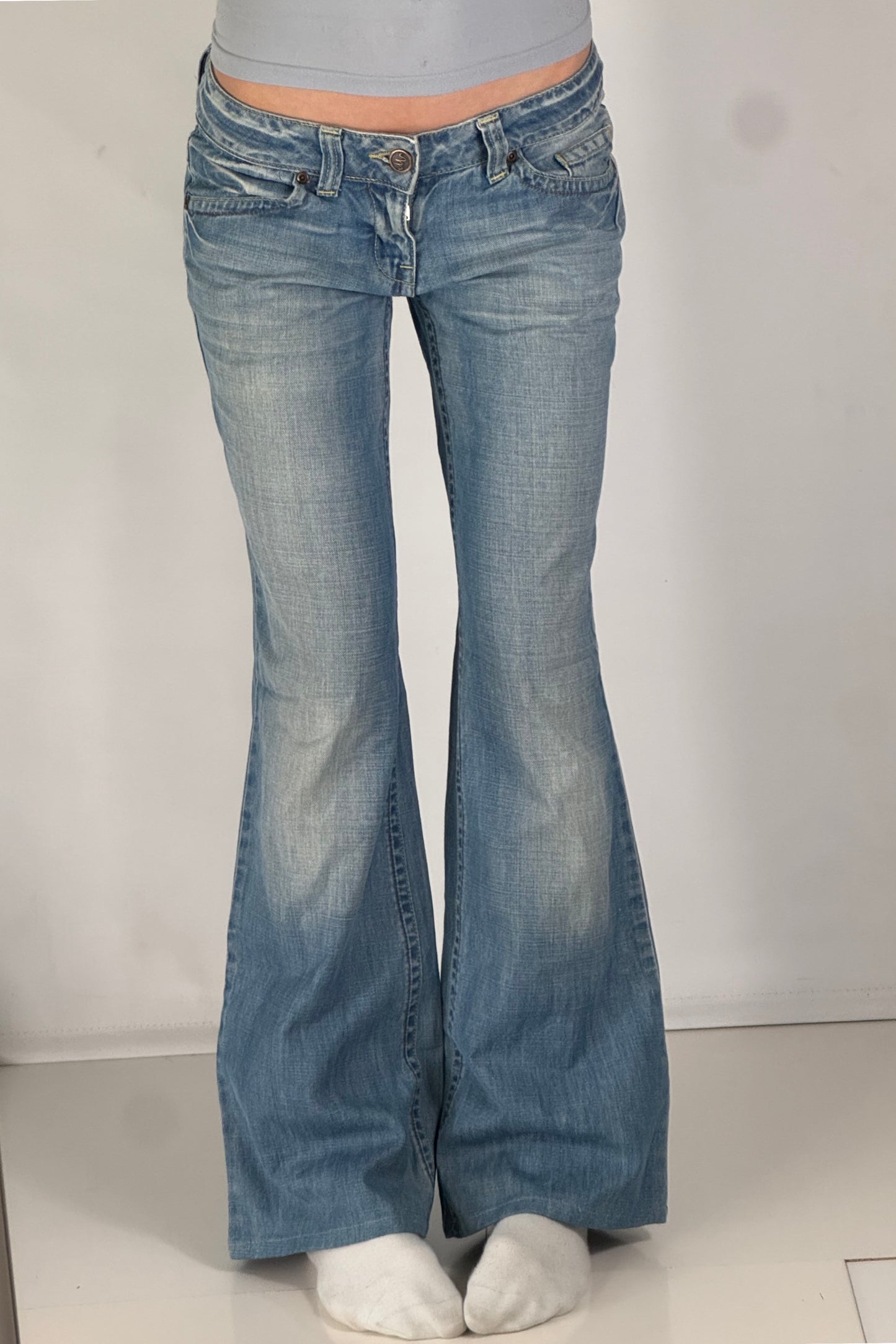 Lågmidjade jeans stl: S