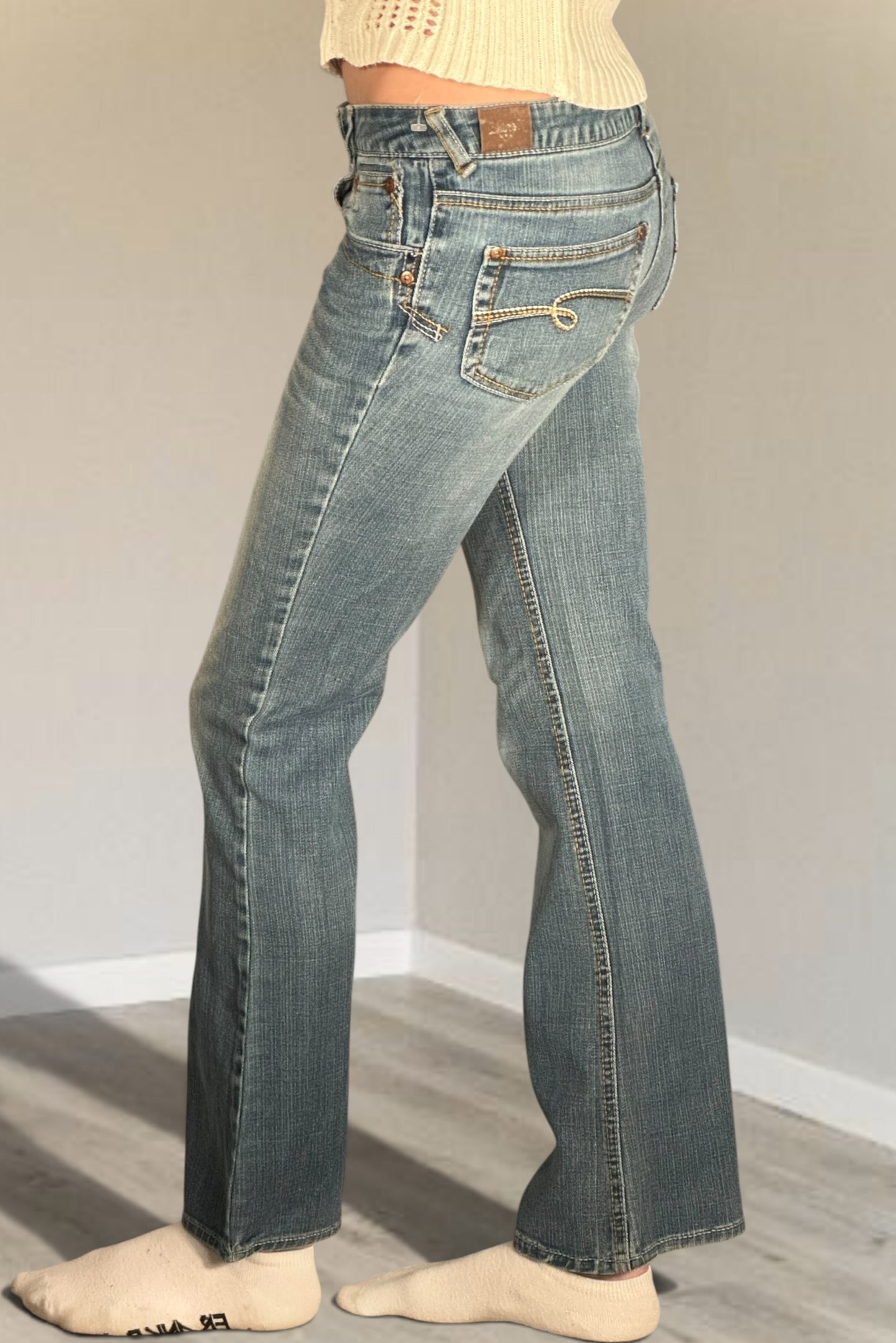 Lågmidjade jeans stl: XS