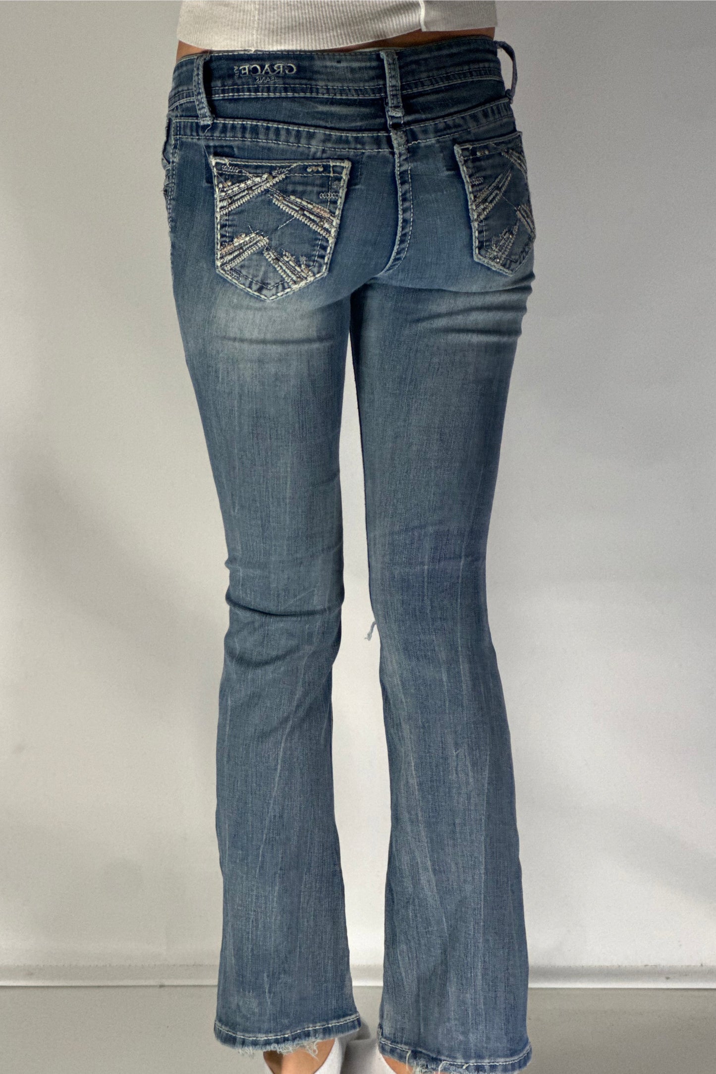Lågmidjade jeans stl: XXS