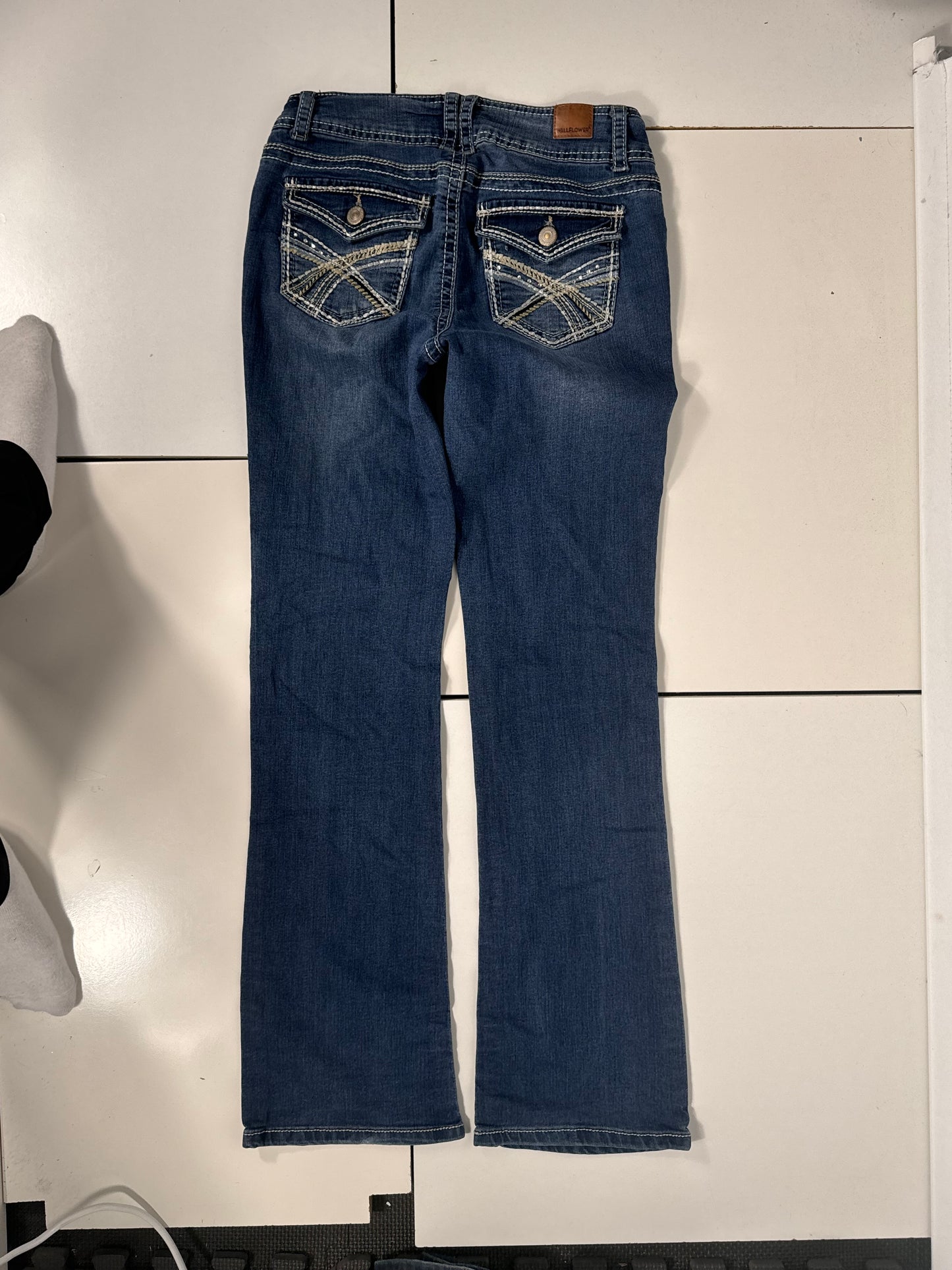 Lågmidjade jeans stl: