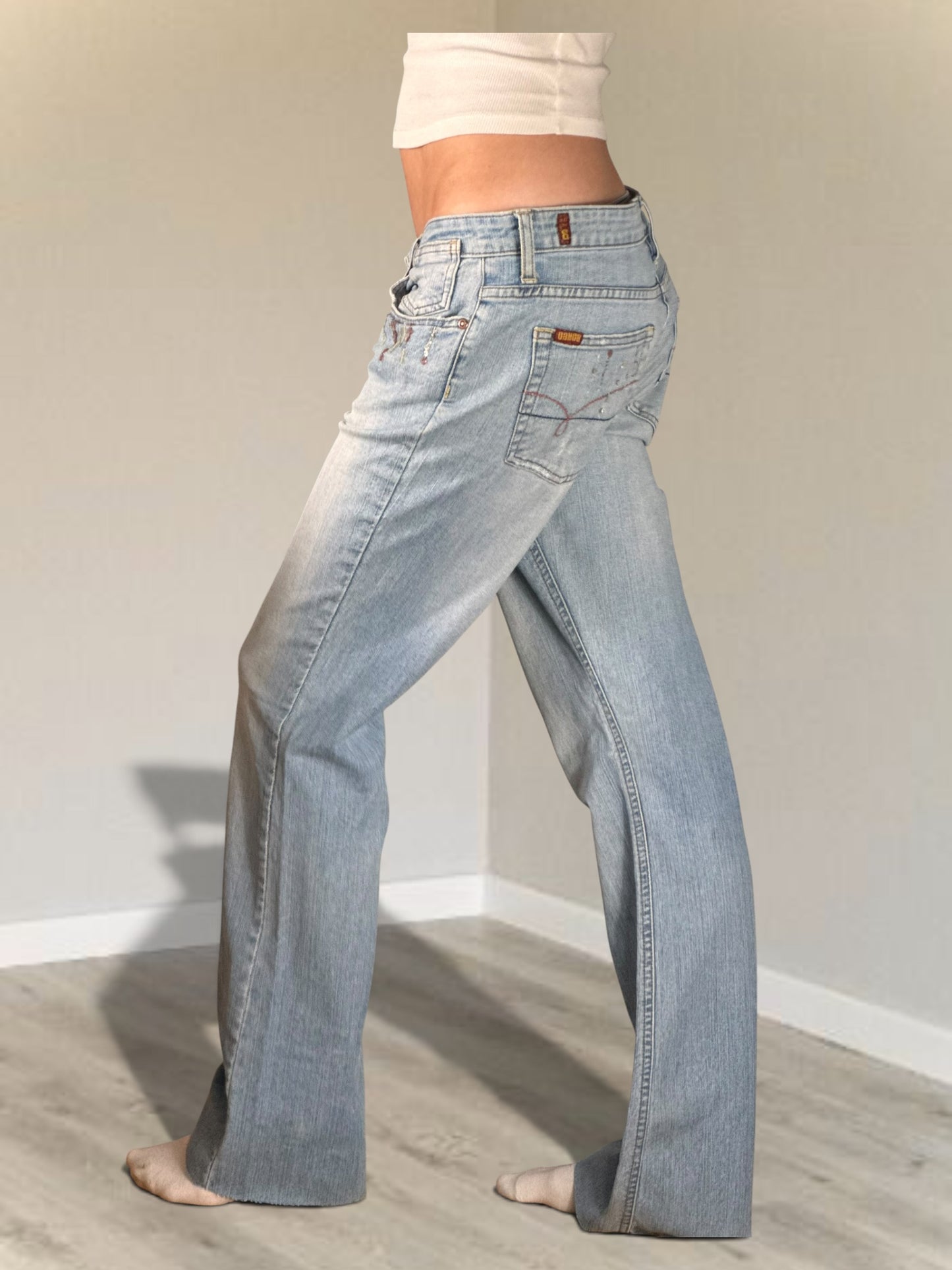Low-rise jeans size: S