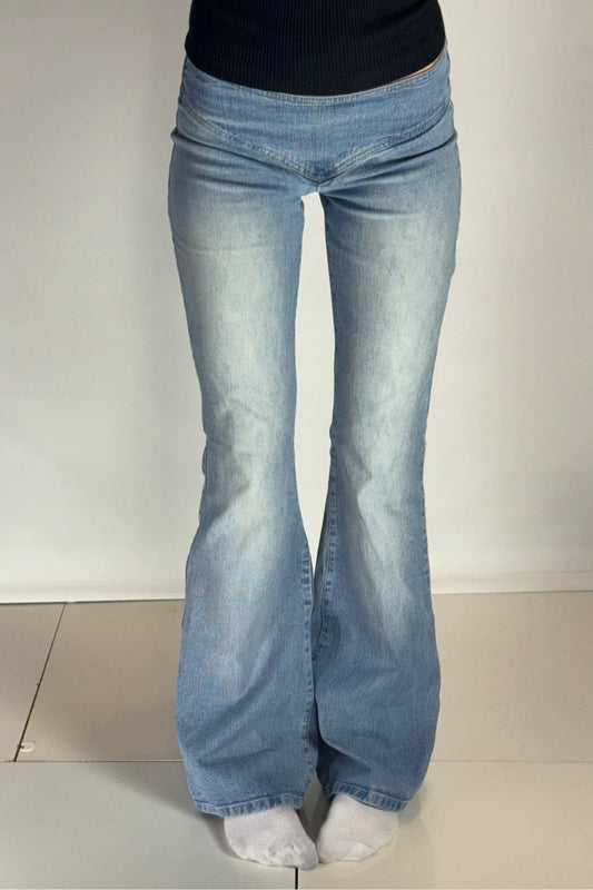 Lågmidjade jeans–stl: XXS
