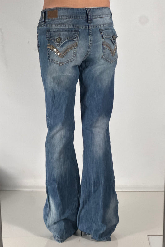 Lågmidjade jeans stl: M