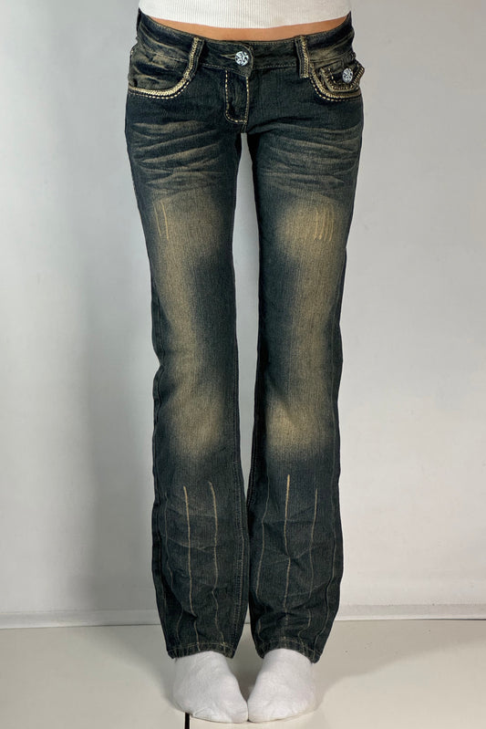 Lågmidjade jeans stl: XS