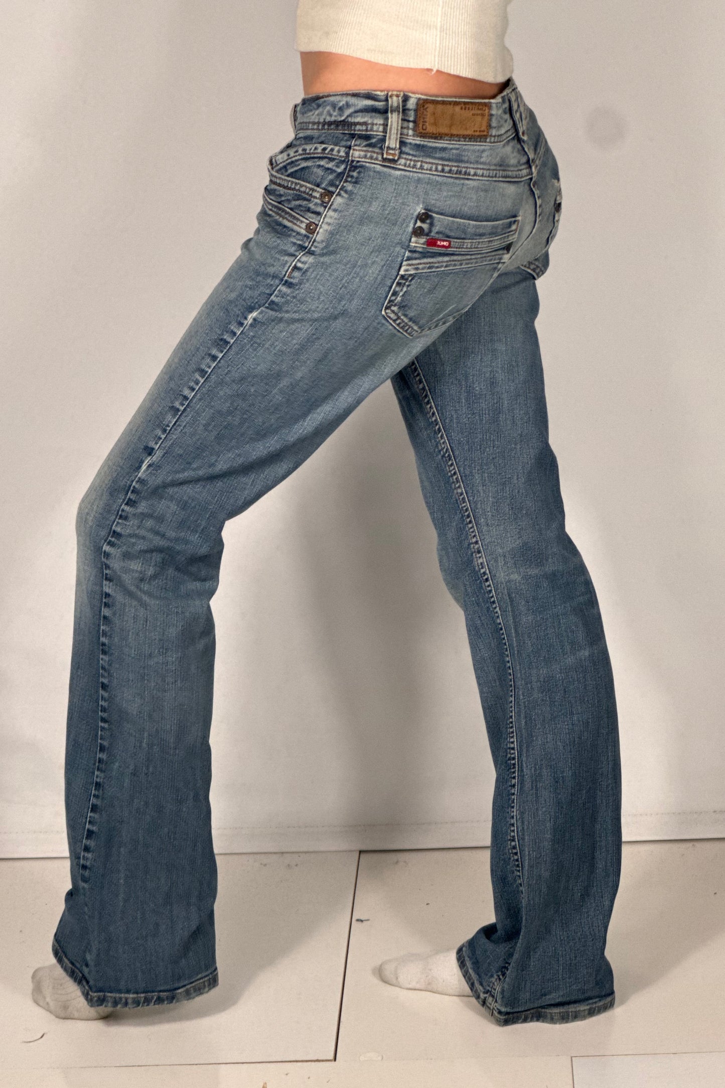 Lågmidjade jeans stl: S