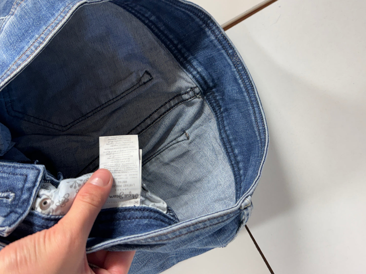 Lågmidjade jeans stl: S