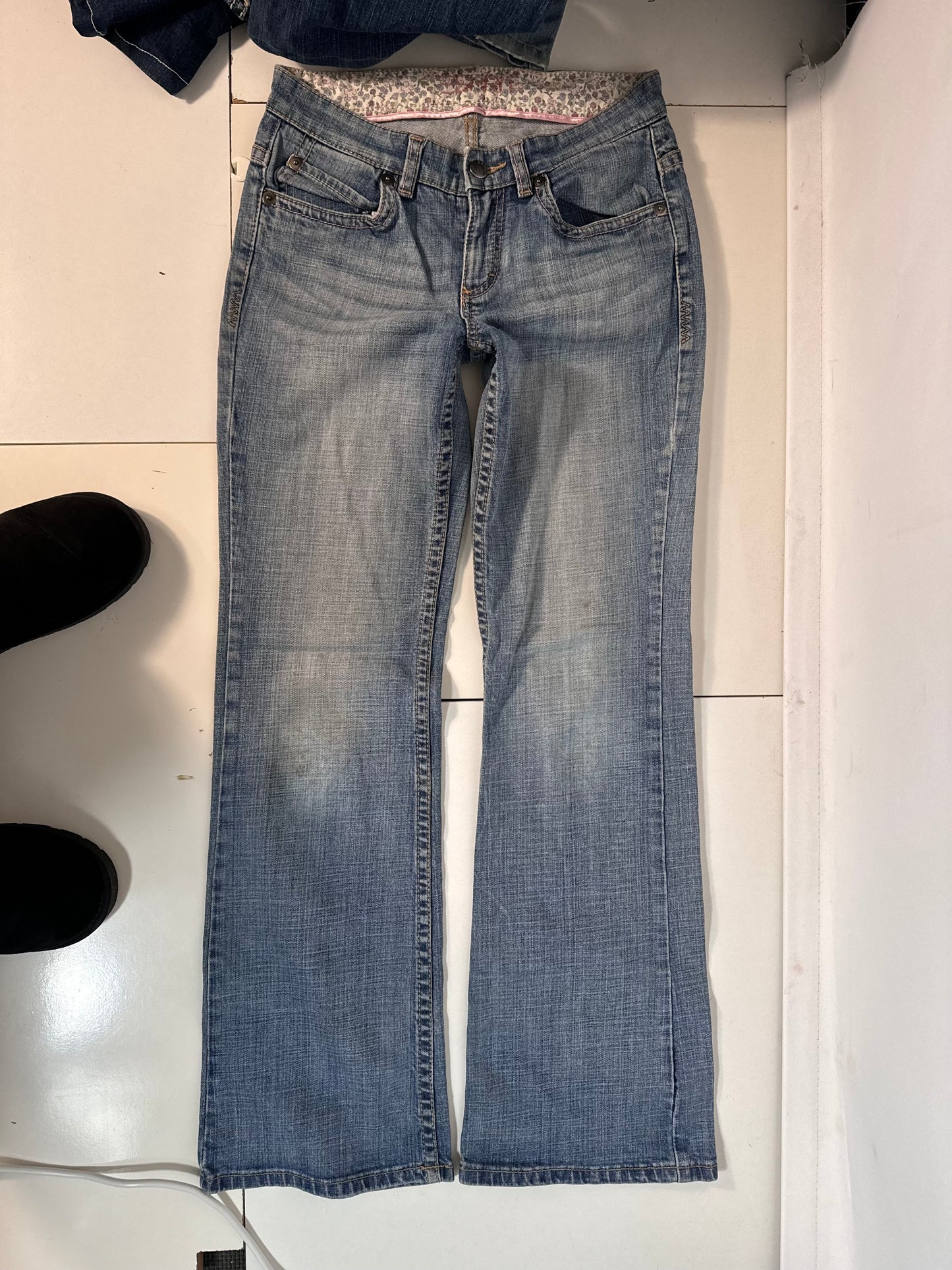Lavt liv jeans str: XS