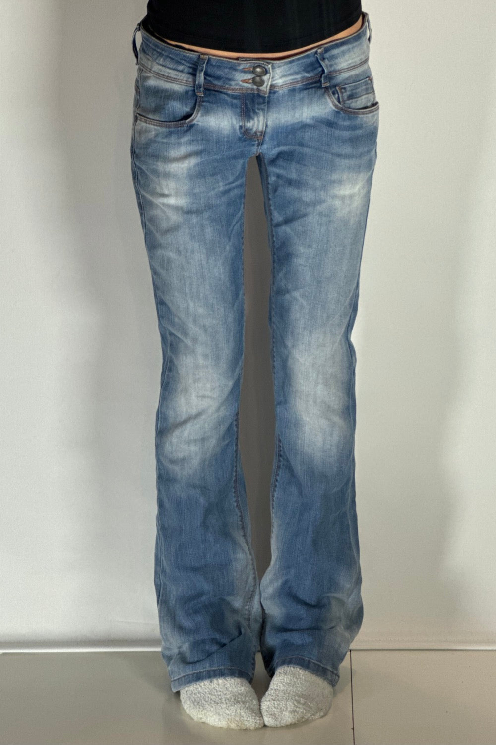 Lågmidjade jeans stl: M