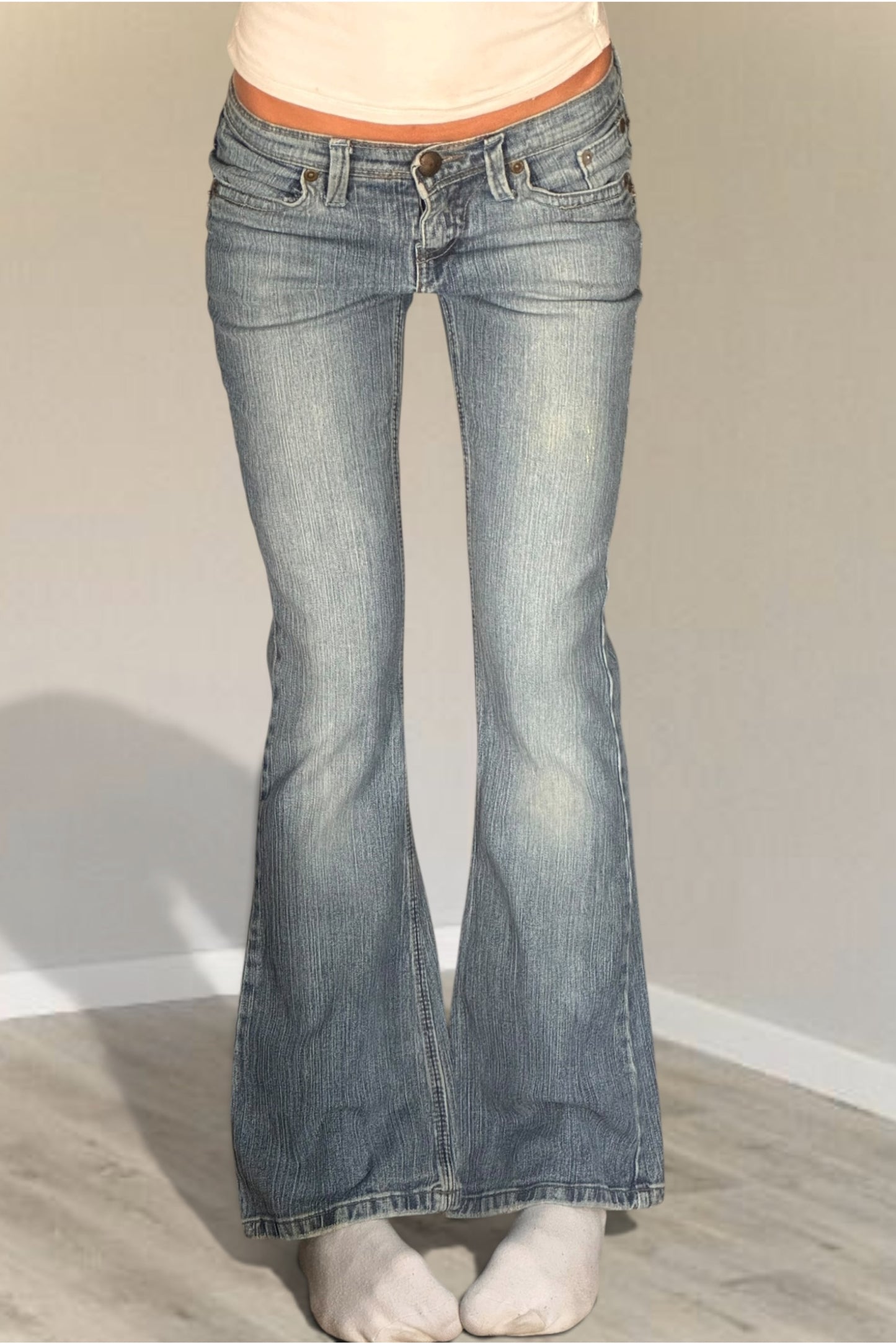 Lågmidjade jeans stl: XS