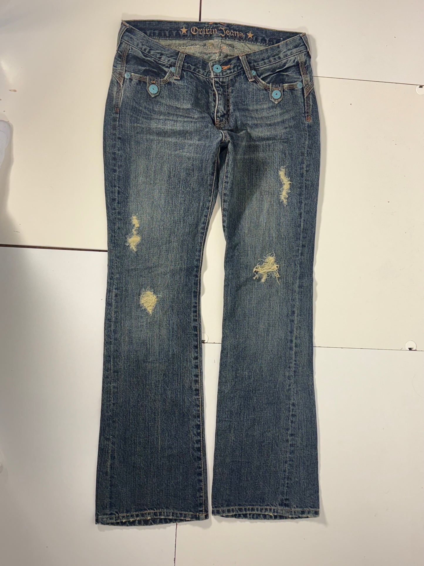 Lågmidjade jeans stl: S