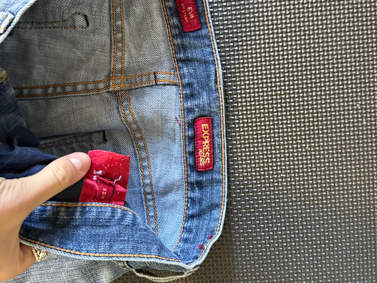 Lågmidjade jeans stl: S