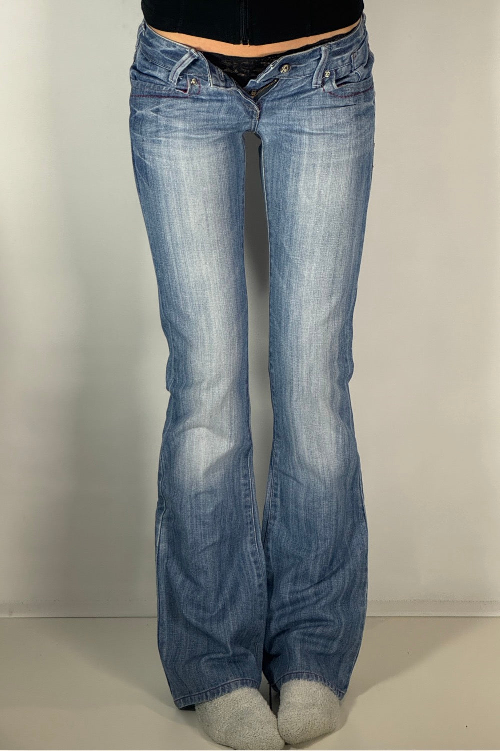 Lågmidjade jeans stl: XXS
