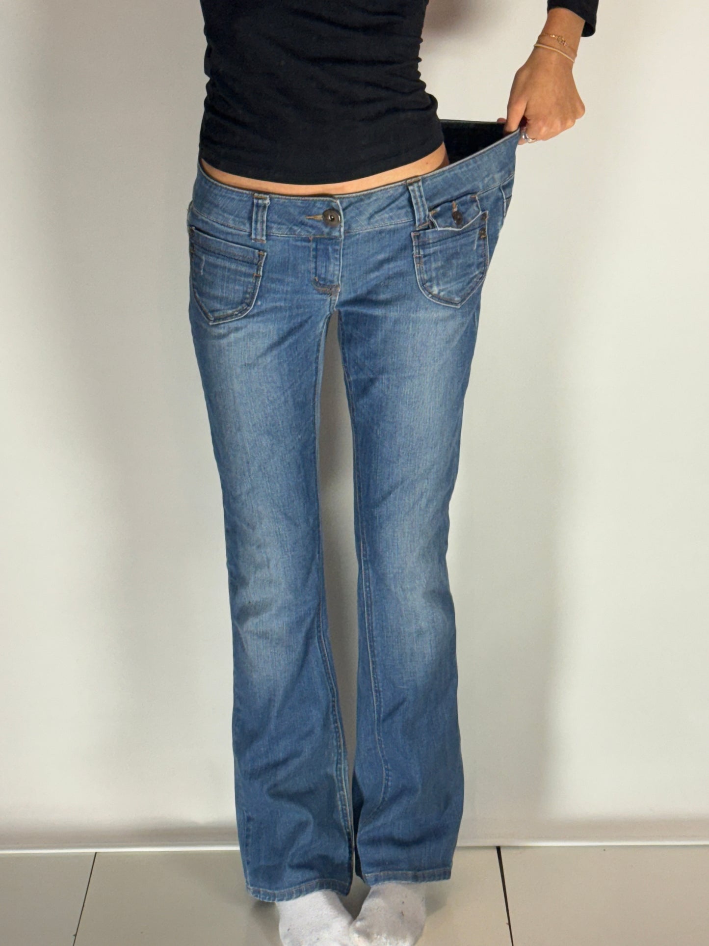Lågmidjade jeans stl: L