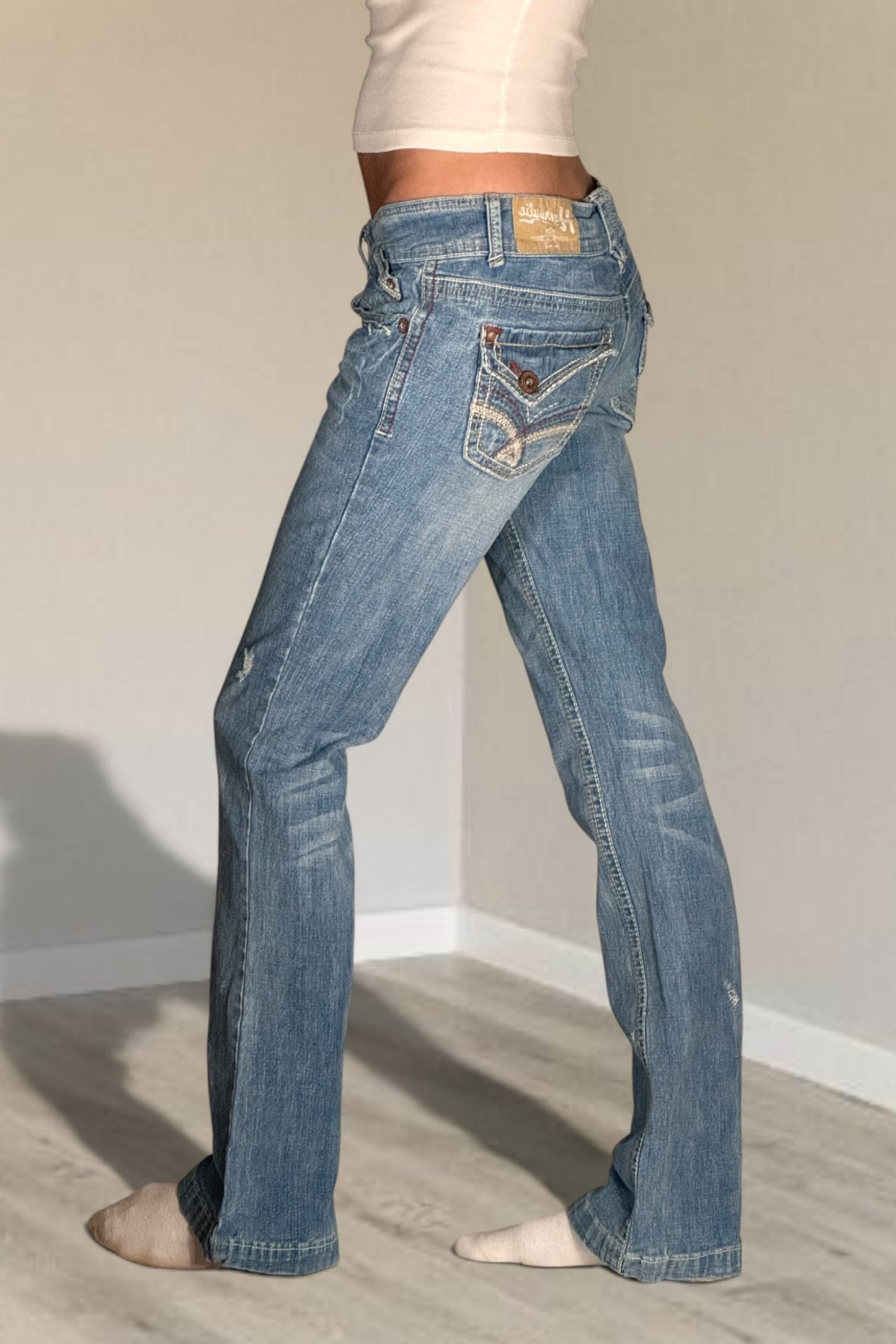 Lågmidjade jeans stl: XS