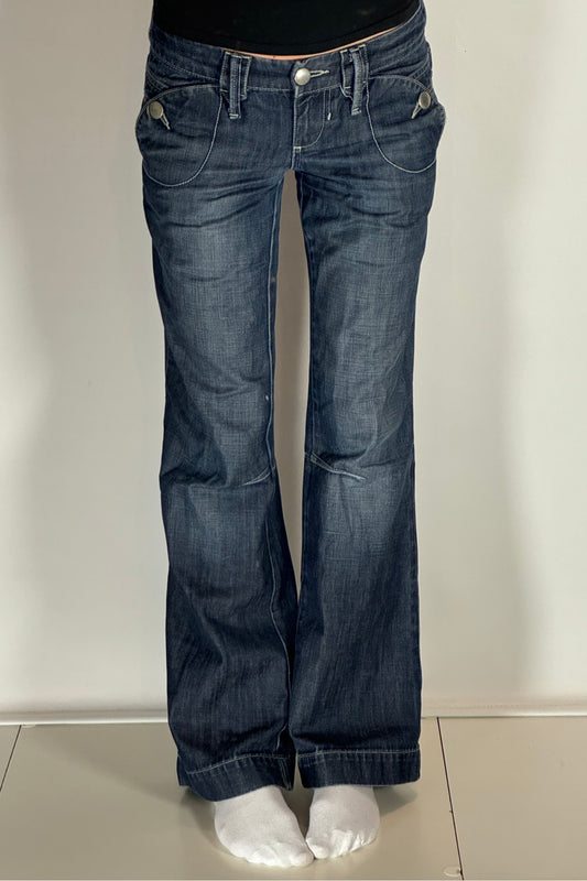 Lågmidjade jeans stl: S