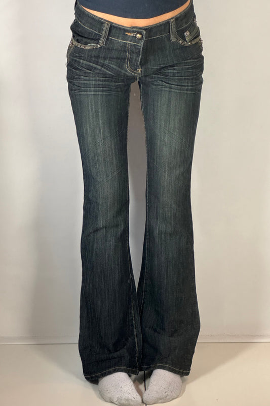Lågmidjade jeans stl: