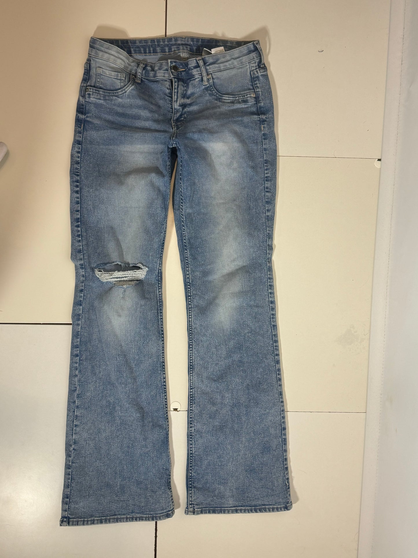 Utsvängda jeans stl: S/M