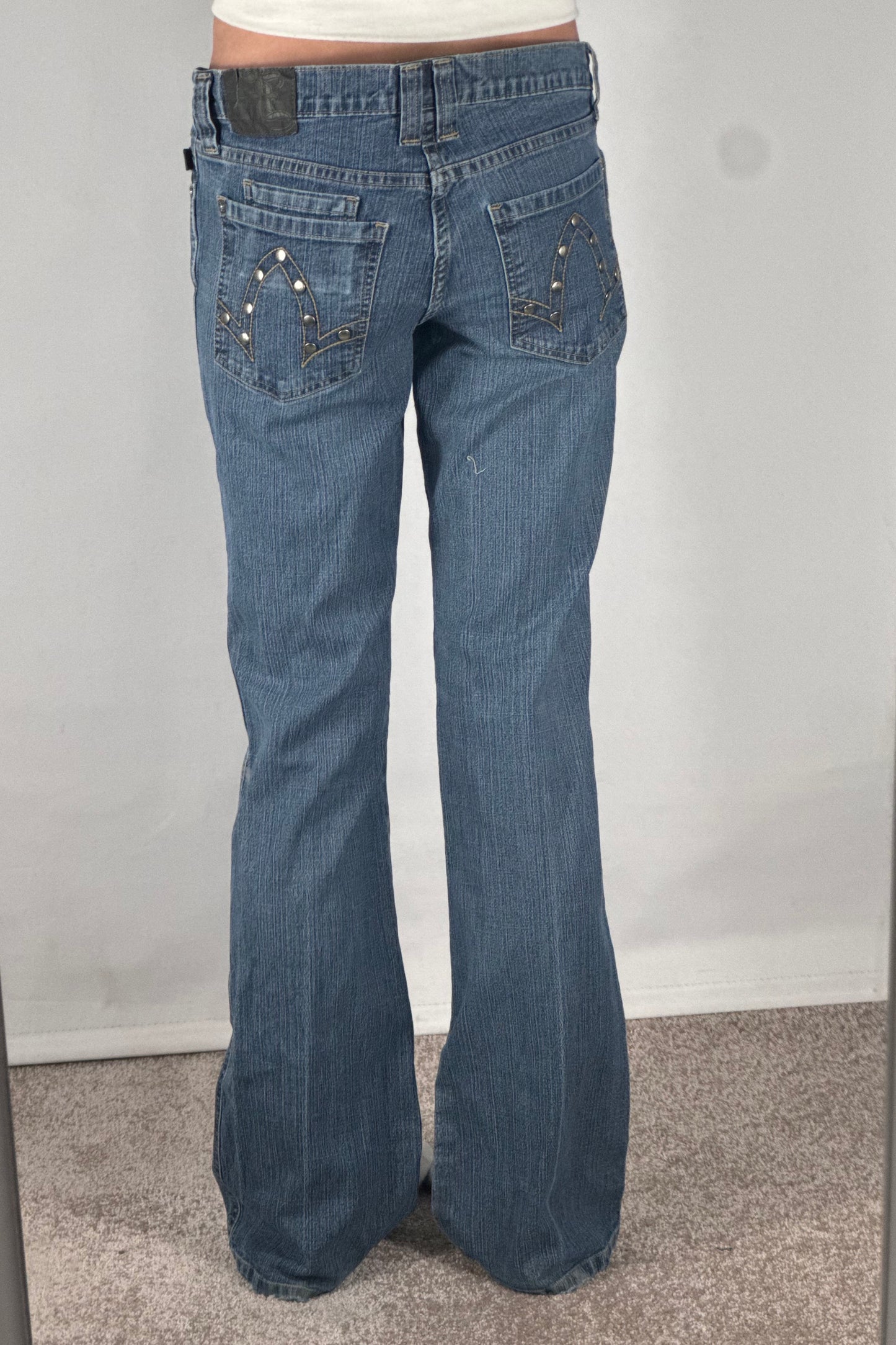 Lågmidjade jeans stl: S/M