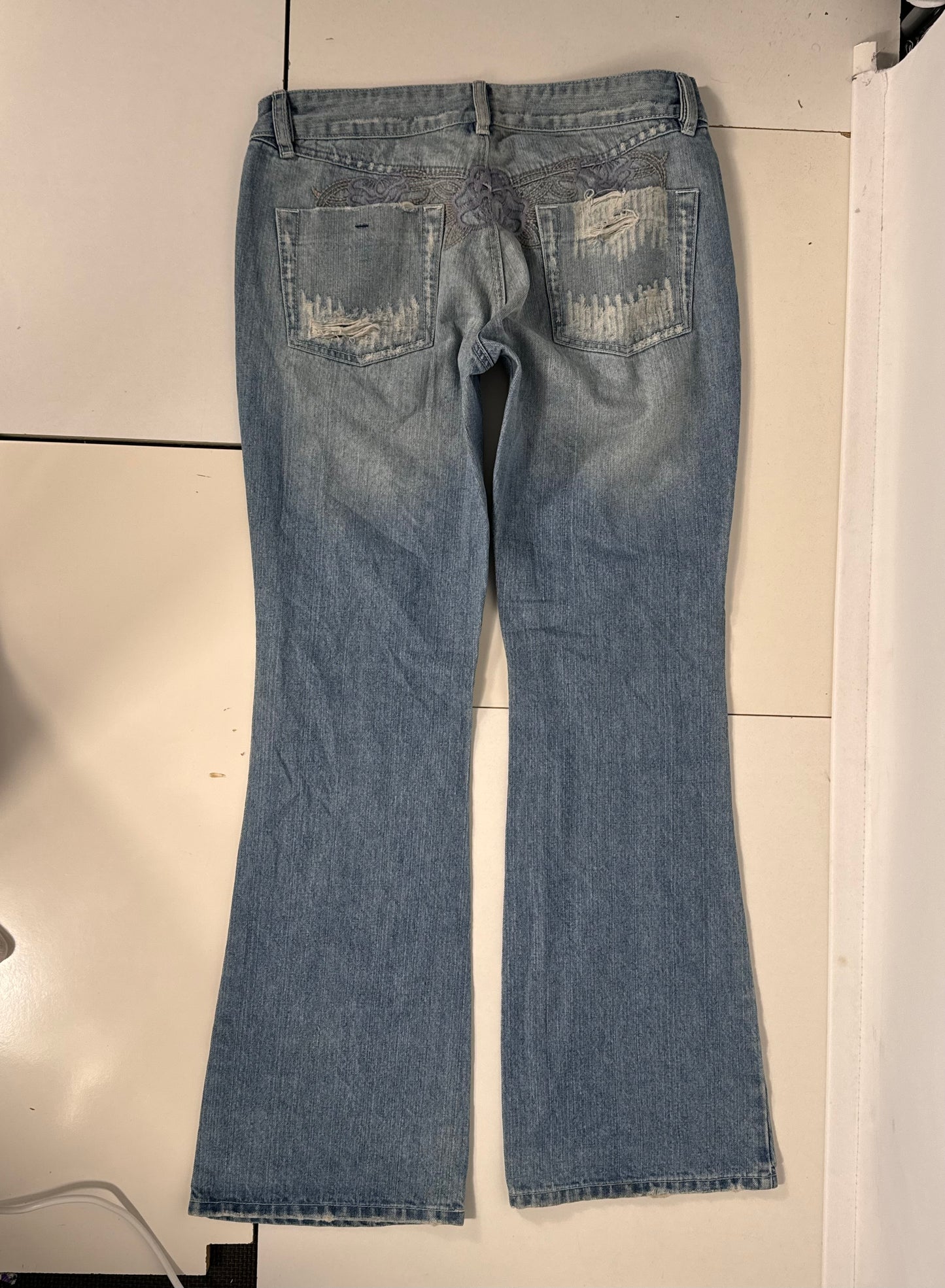 Lavtaljede jeans str: M