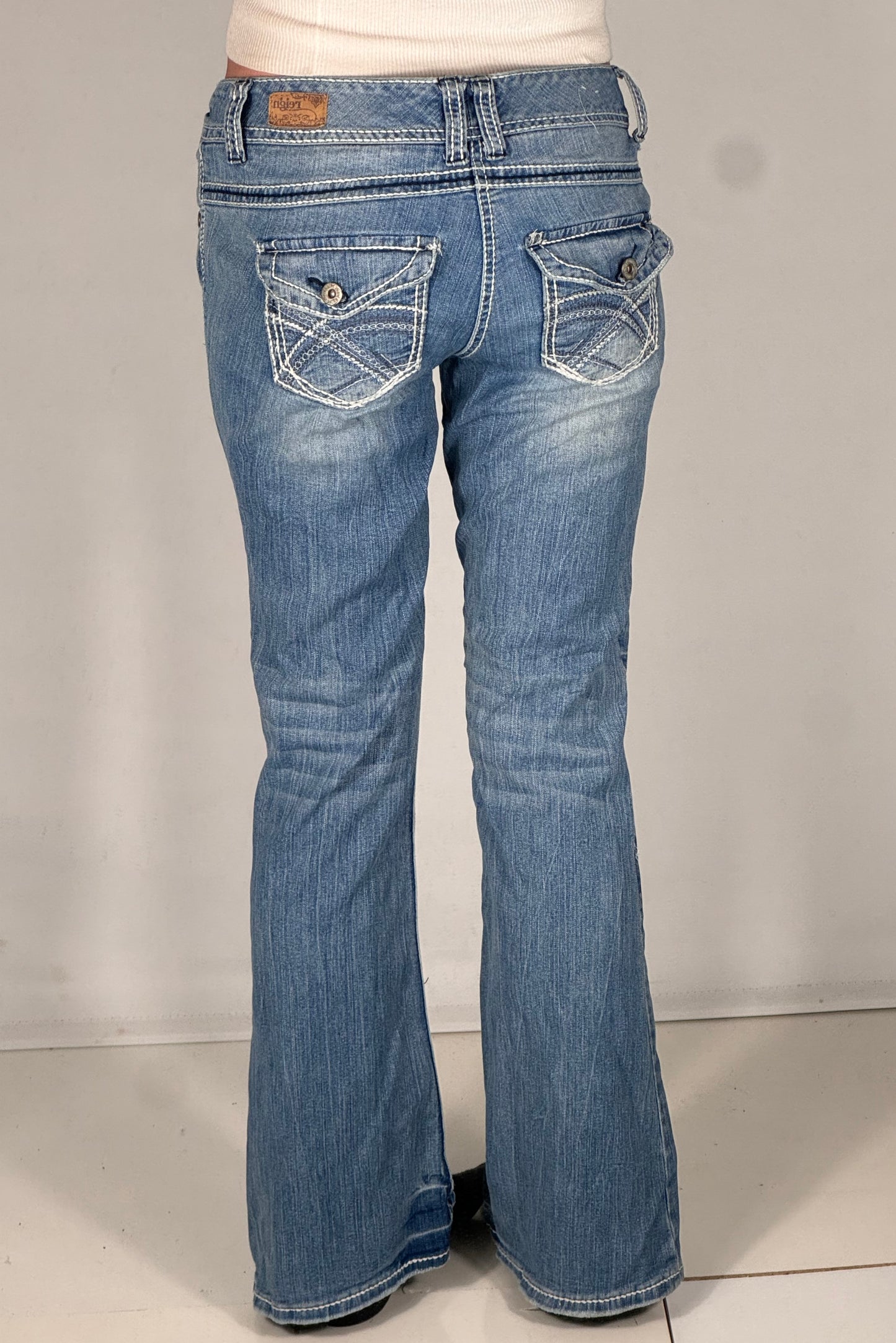 Lågmidjade jeans stl: S