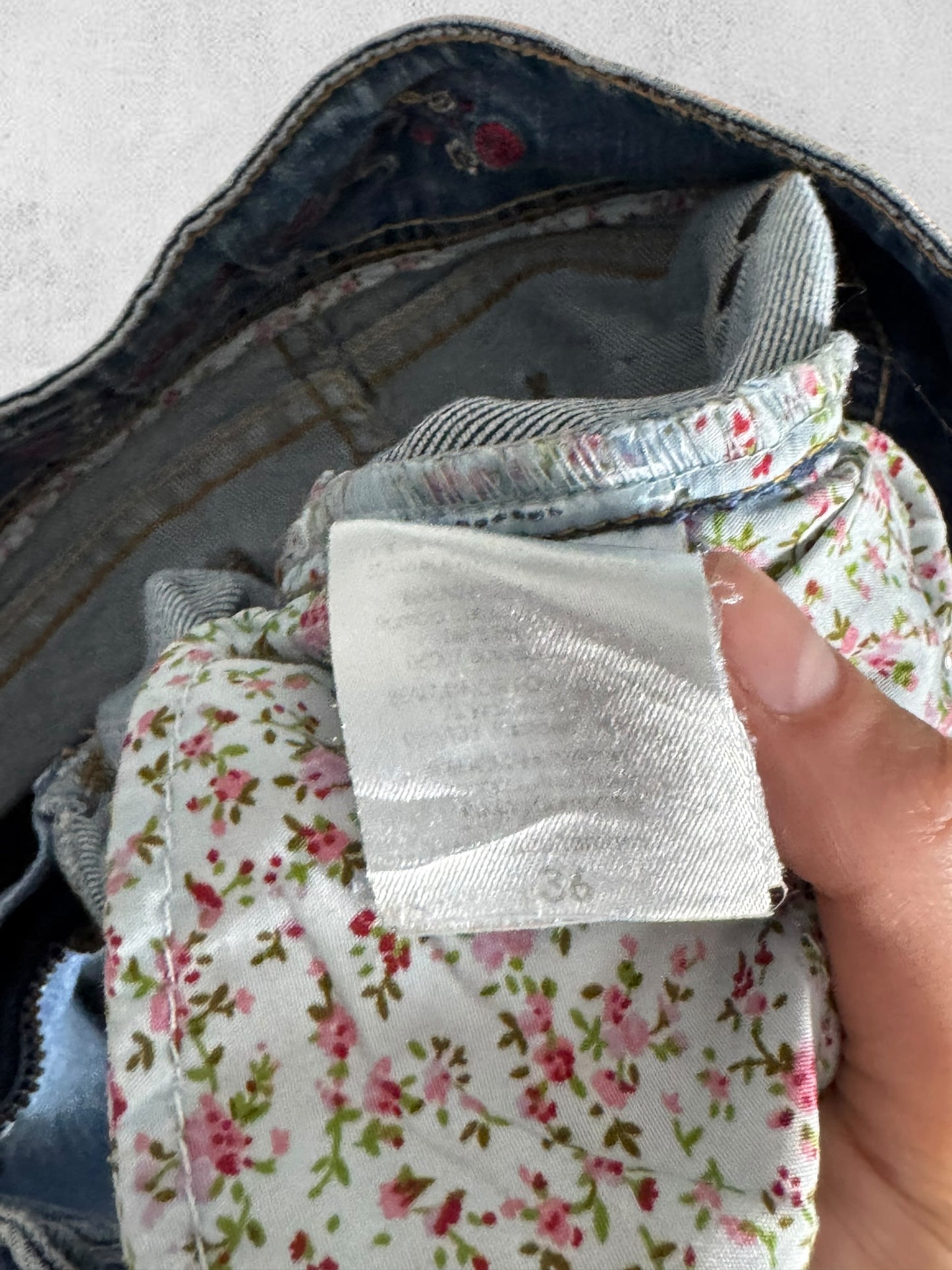 Lågmidjade jeans stl: XS