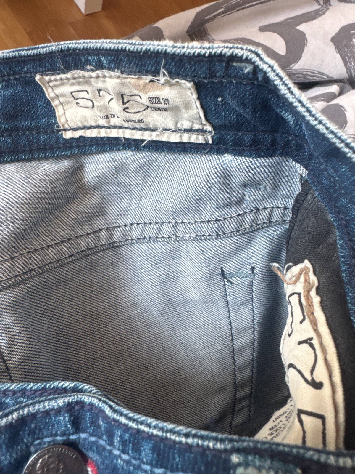 Lågmidjade jeans stl: S