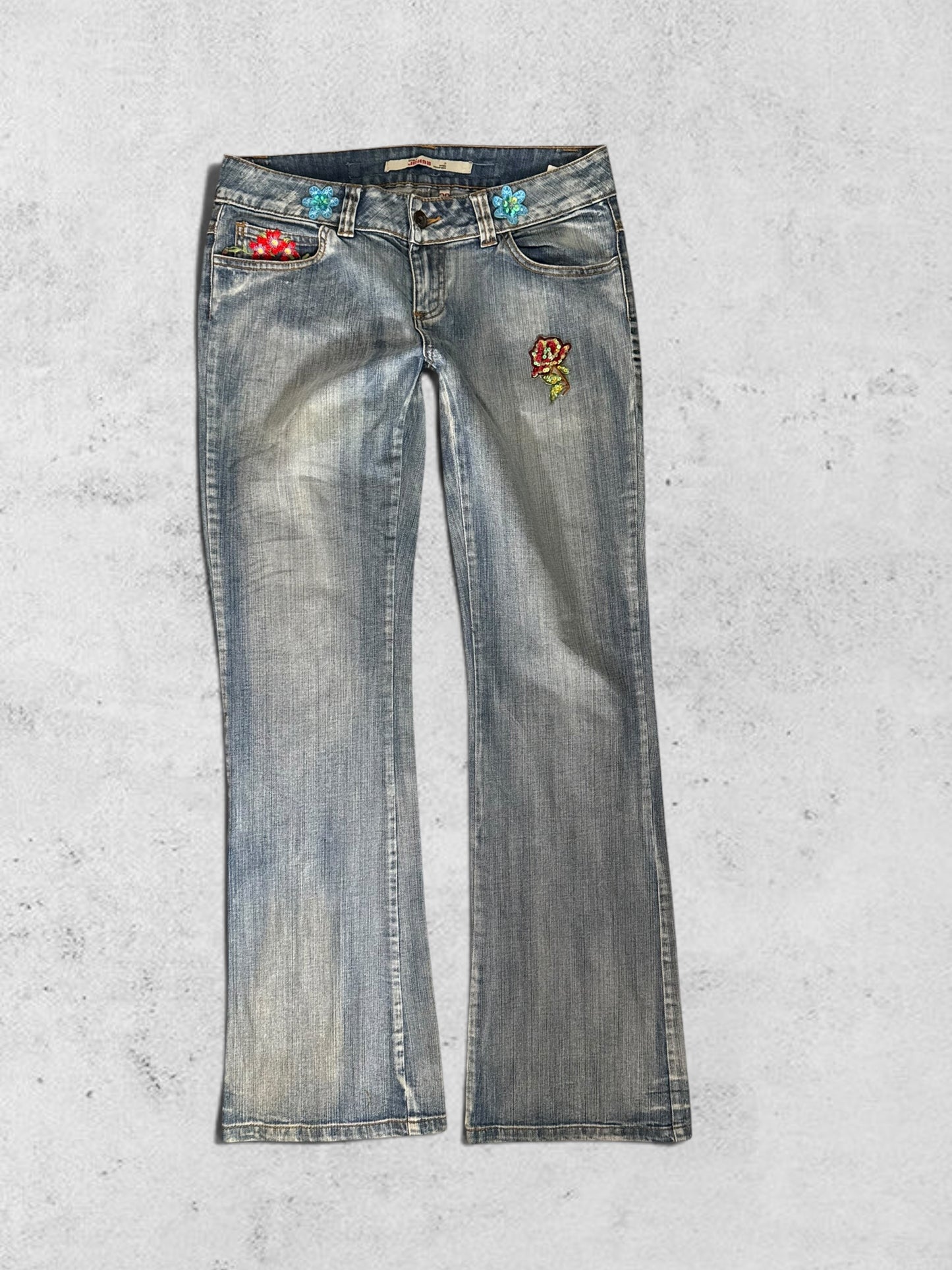Lågmidjade jeans stl: S/M