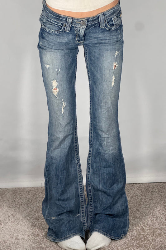 Lågmidjade jeans stl: S