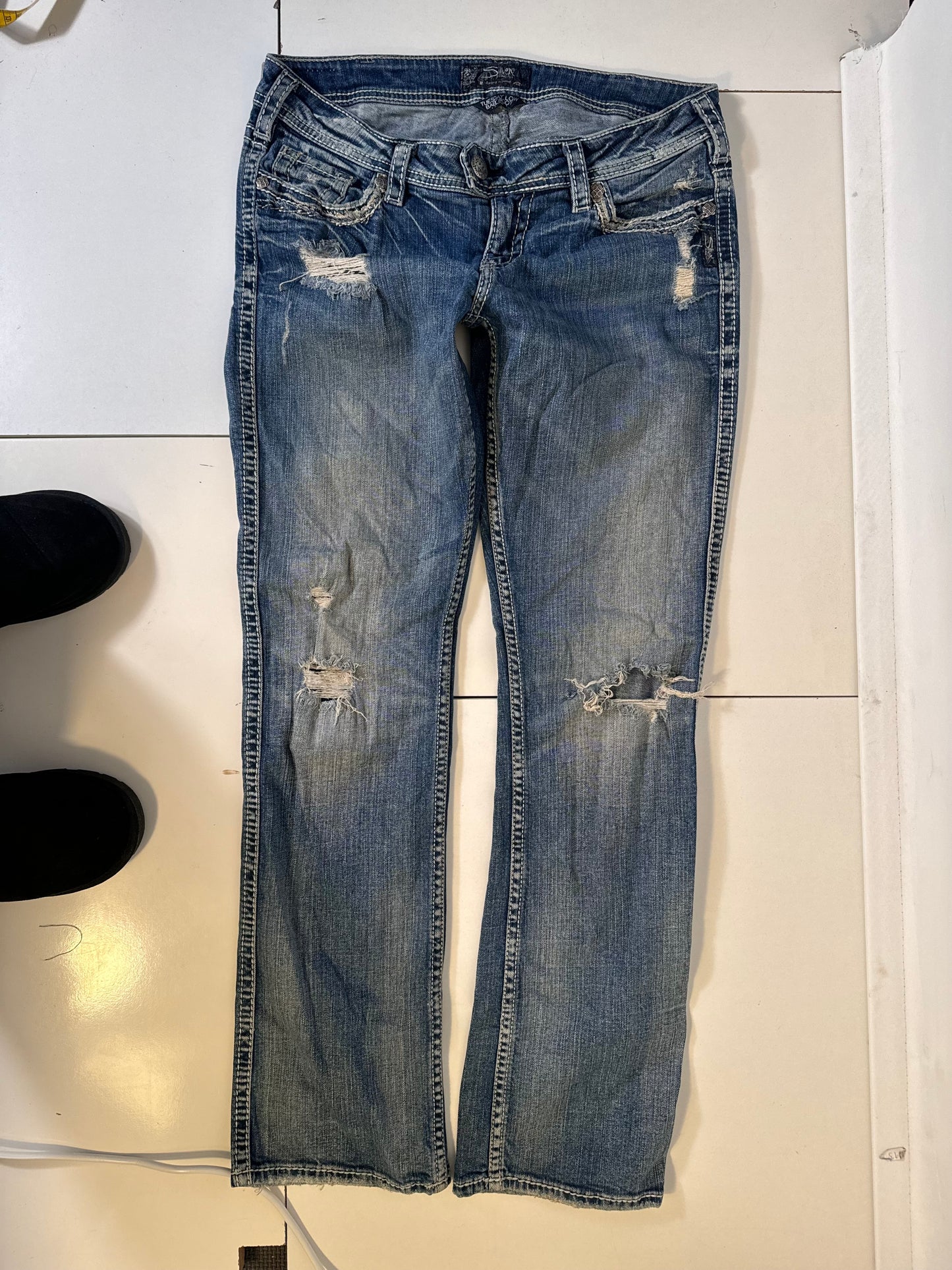 Lågmidjade jeans stl: M