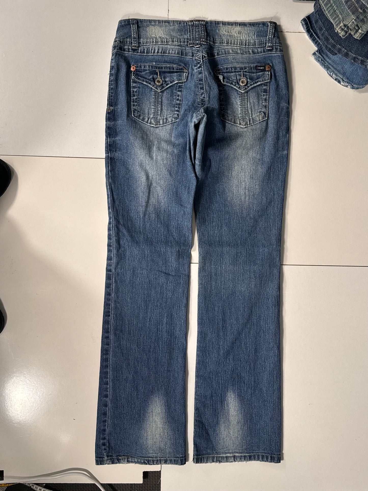 Lavtaljede jeans str: S/M