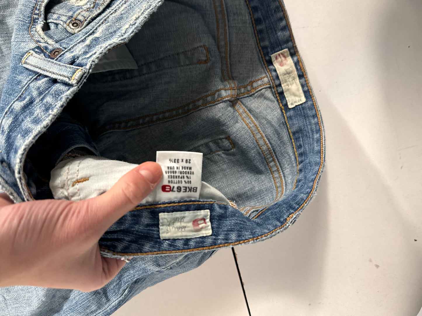 Lågmidjade jeans stl: S/M