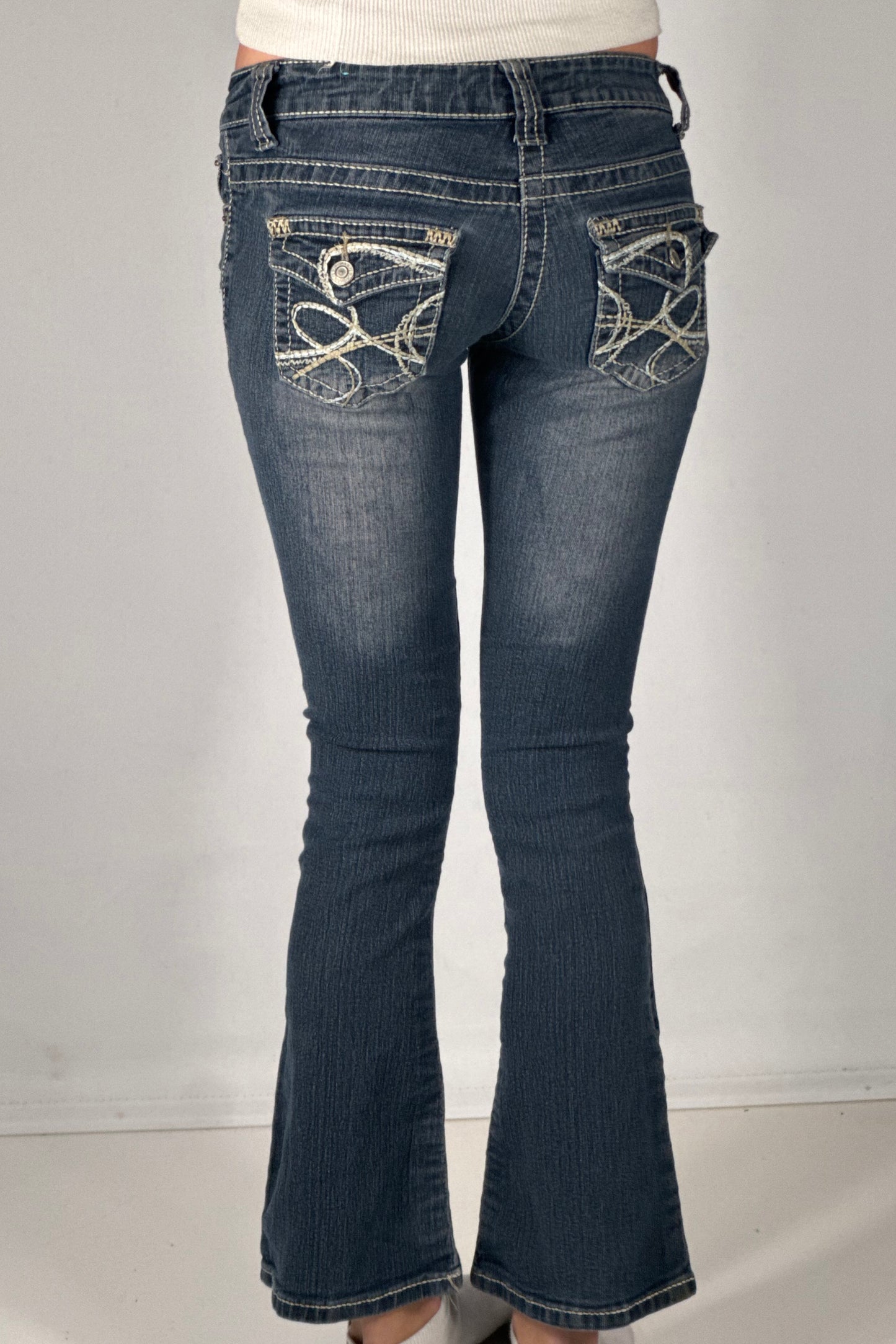 Lavlivede jeans str: XXS