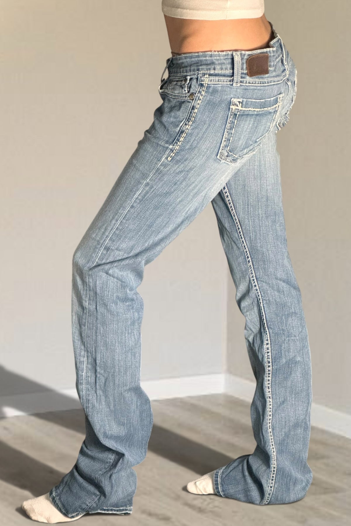 Lågmidjade jeans stl: M