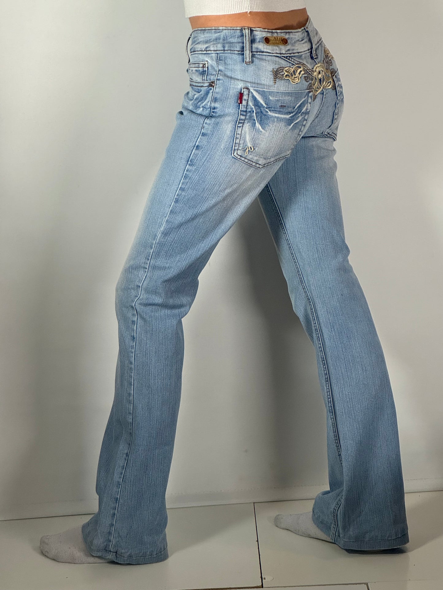 Lågmidjade jeans stl: S